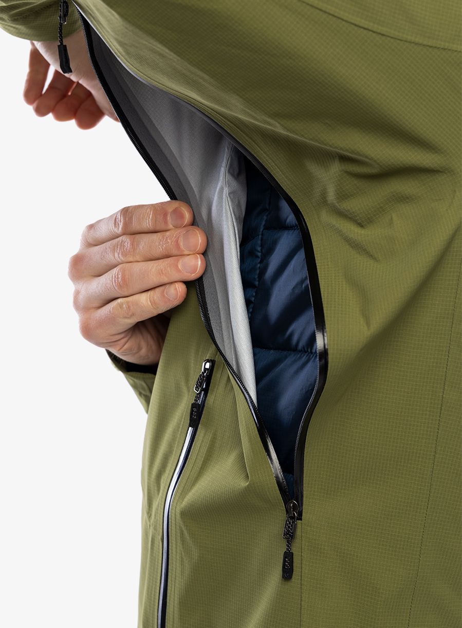 Bunda s membránou Black Diamond Highline Stretch Shell - crag green