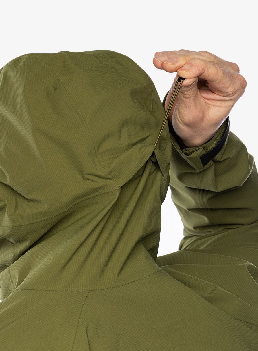 Bunda s membránou Black Diamond Highline Stretch Shell - crag green