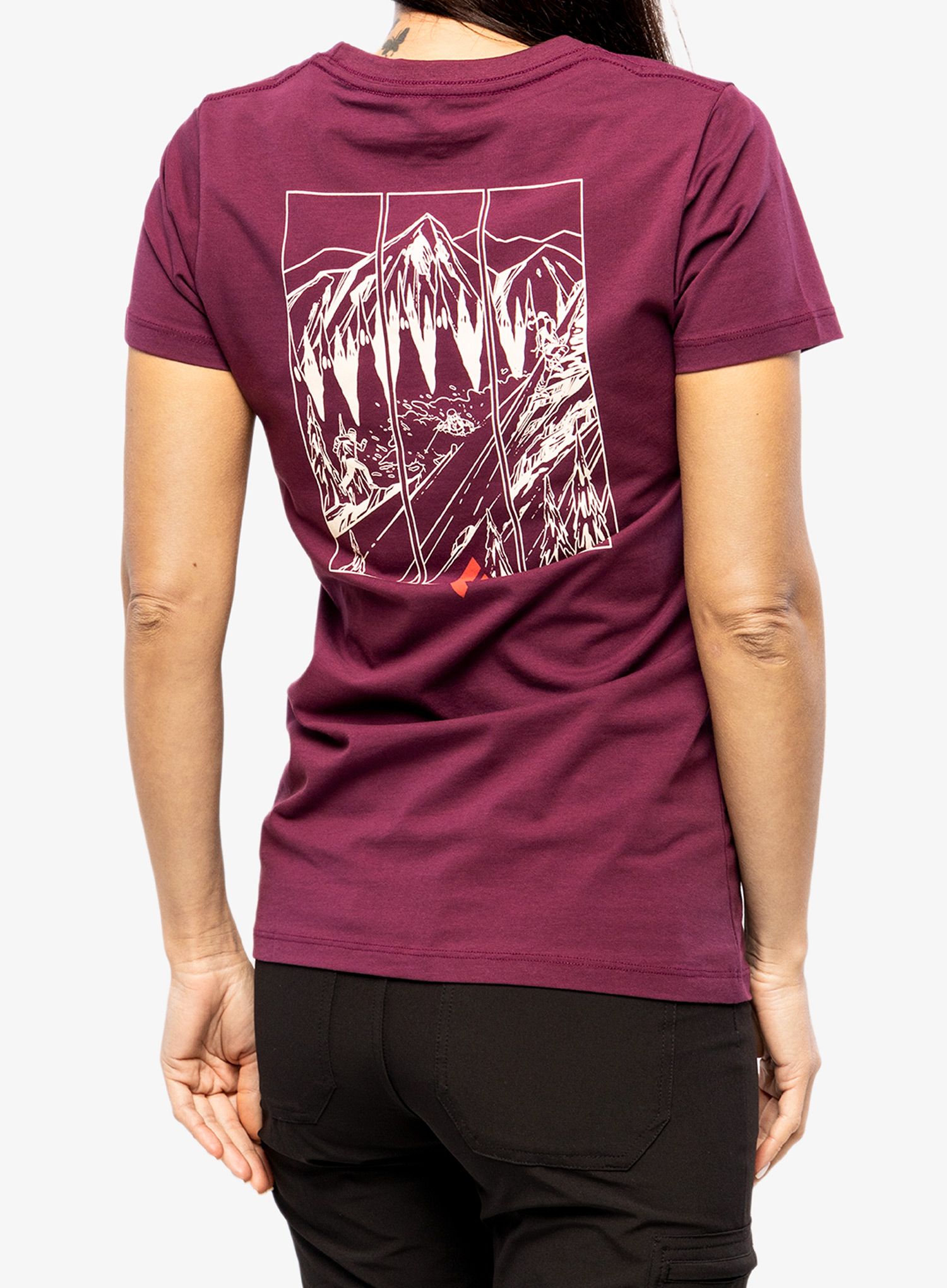 Dámské tričko Black Diamond Multi Sport Tee S/S - blackberry