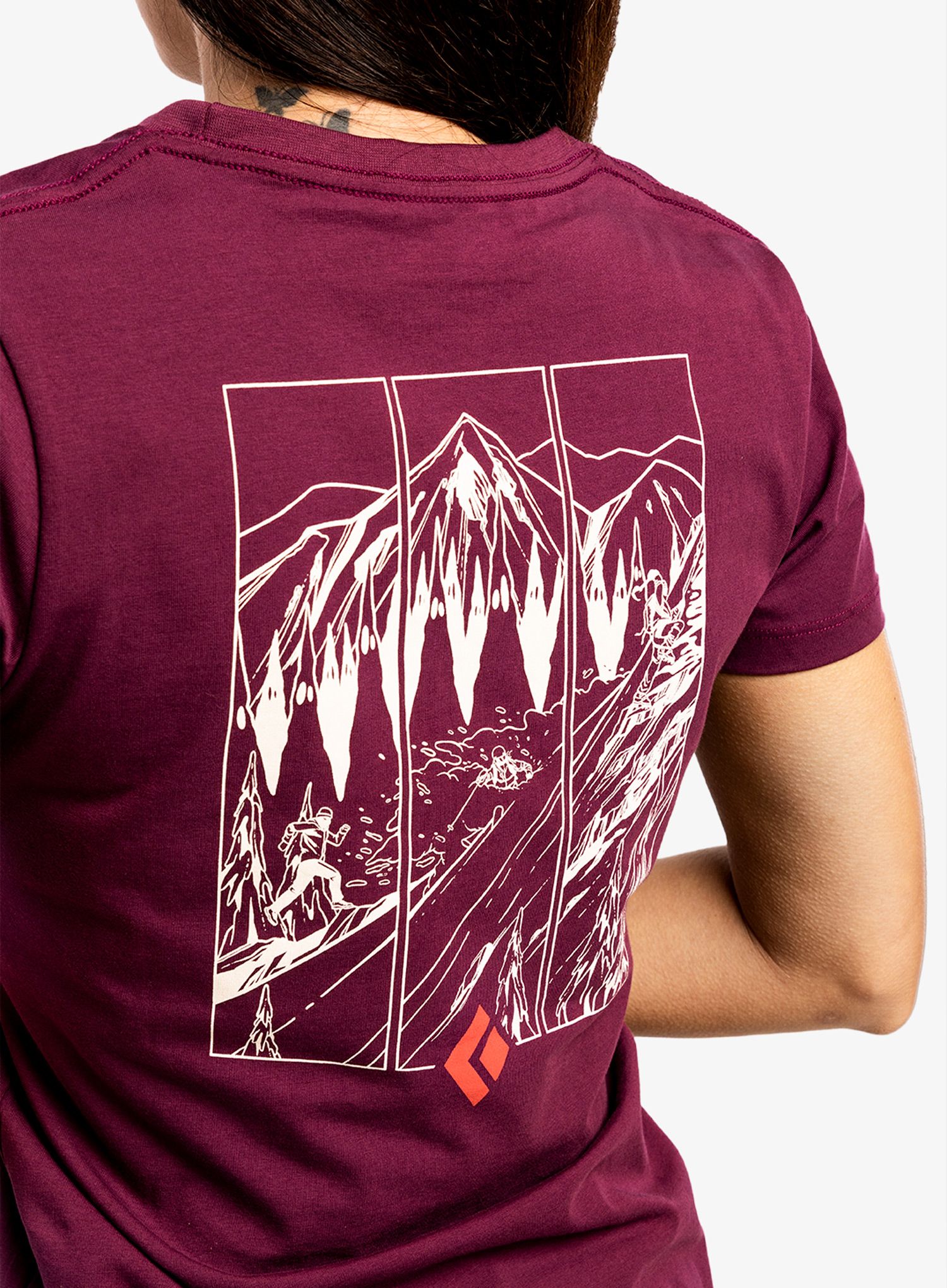 Dámské tričko Black Diamond Multi Sport Tee S/S - blackberry