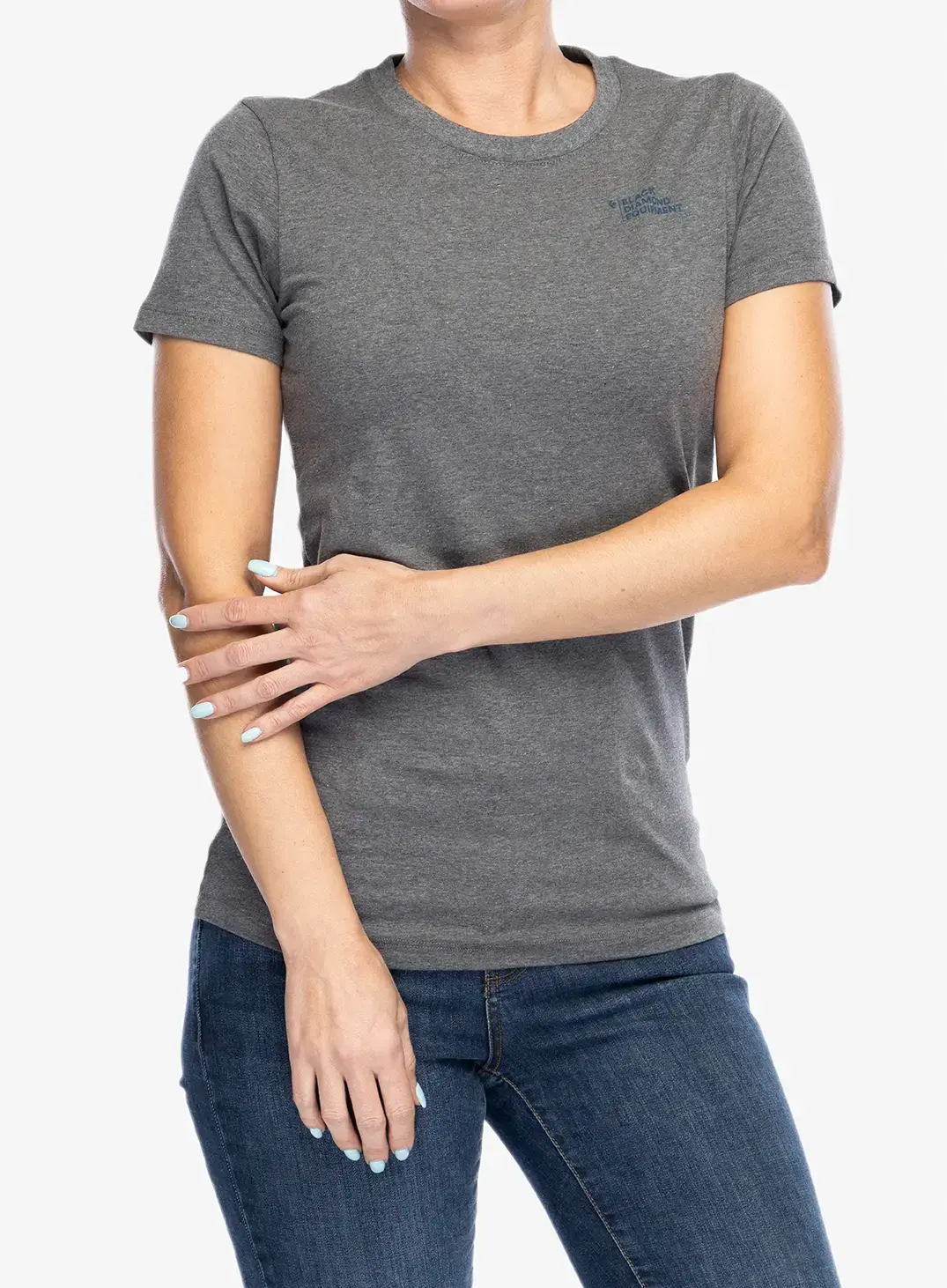 Dámské tričko s potiskem Black Diamond Multi Sport Tee S/S - charcoal heather