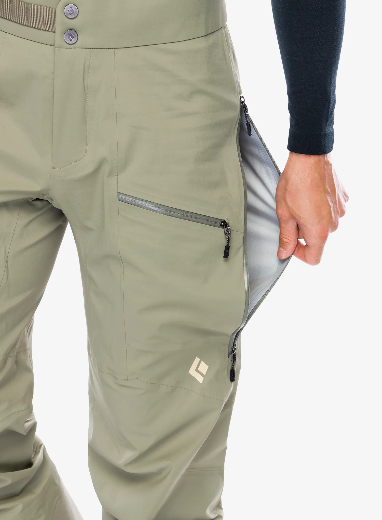 Lyžařské kalhoty Black Diamond Recon LT Stretch Pants - pine smoke