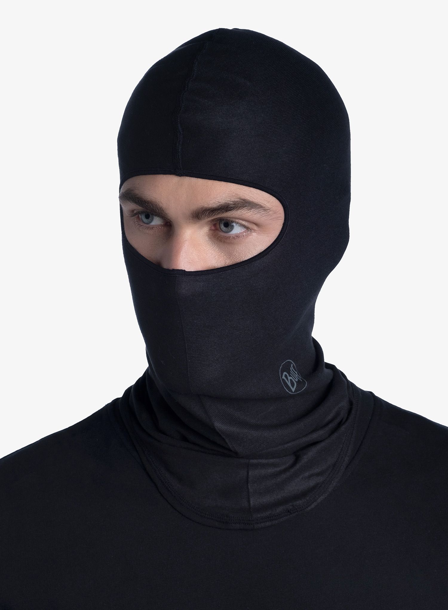 Kukla Buff Ecostretch Balaclava - solid black