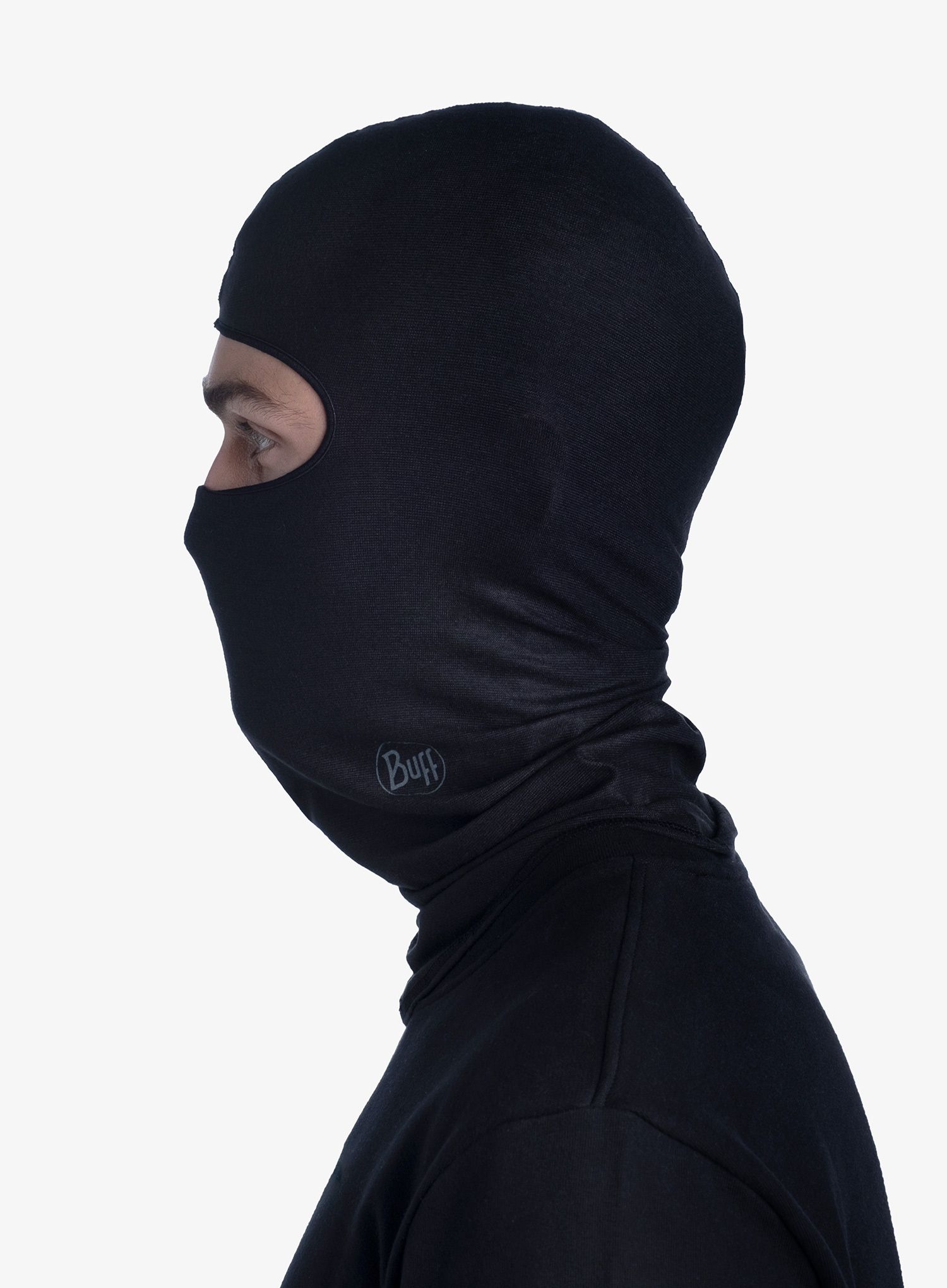 Kukla Buff Ecostretch Balaclava - solid black