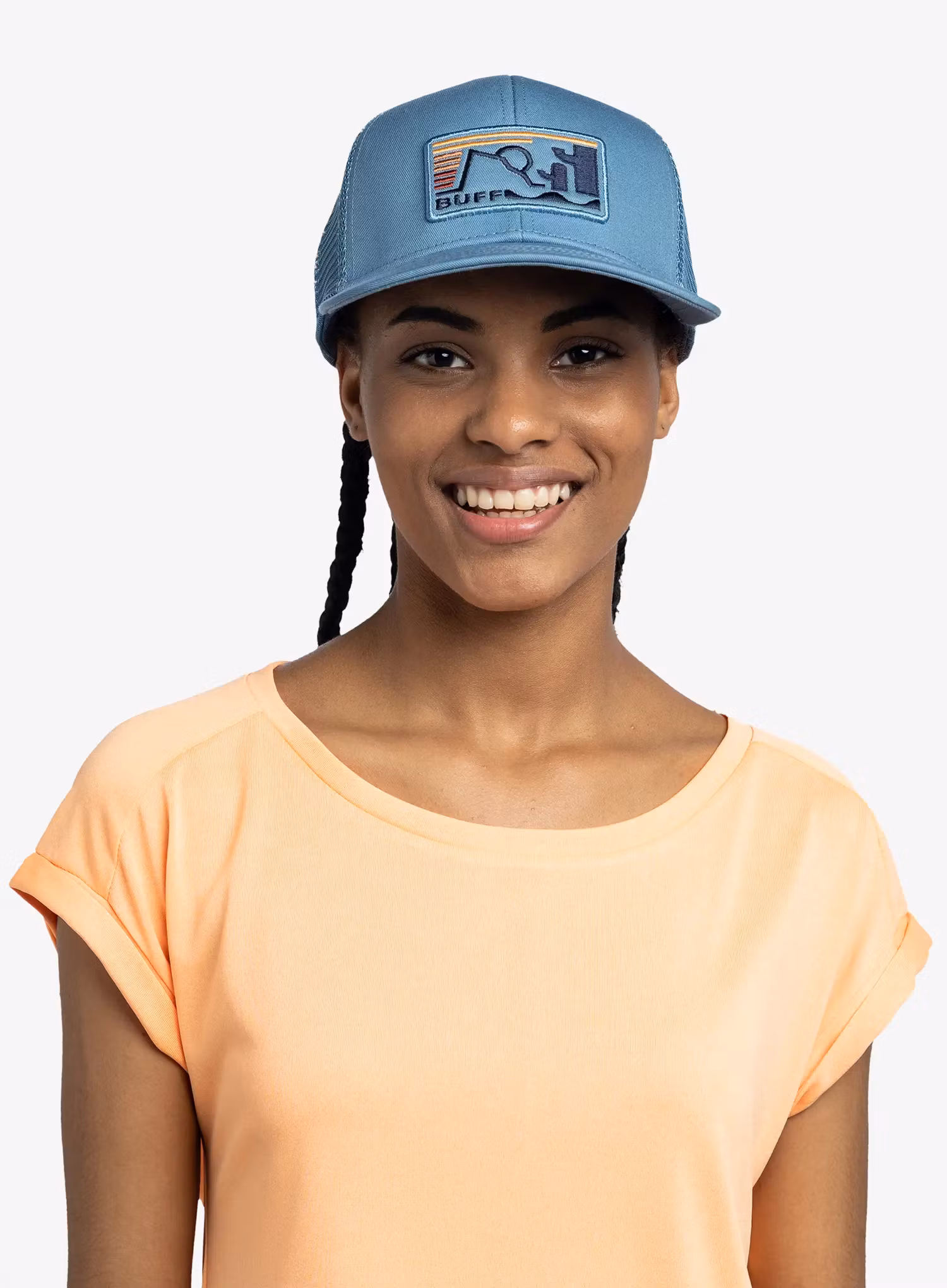 Kšiltovka Buff Explore Trucker Cap - nidus blue