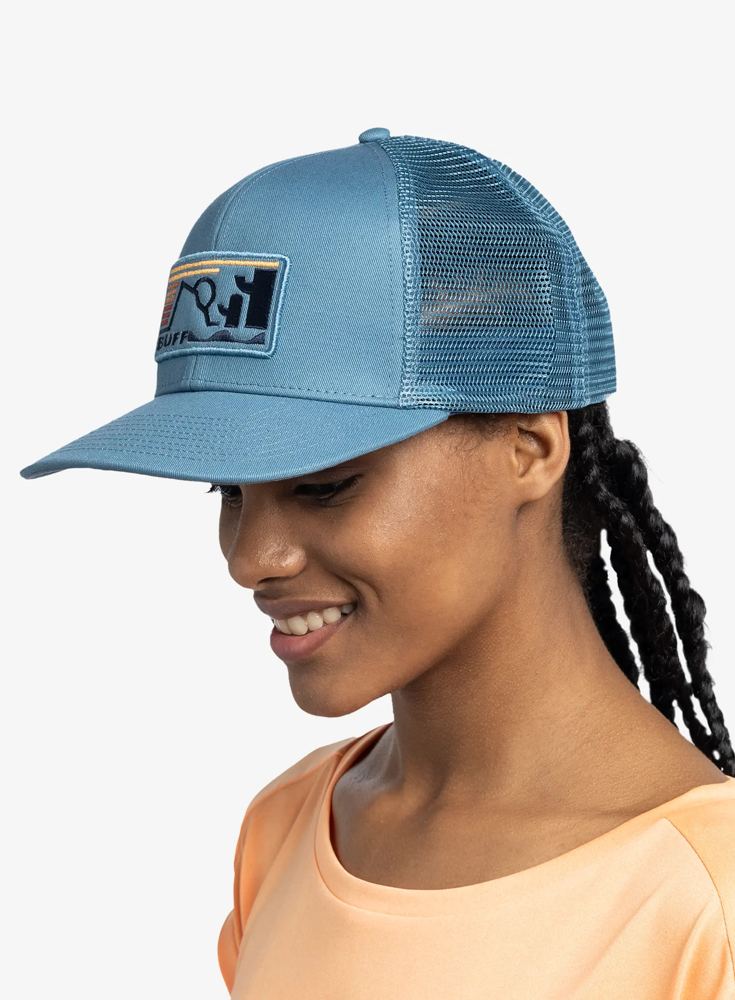 Kšiltovka Buff Explore Trucker Cap - nidus blue