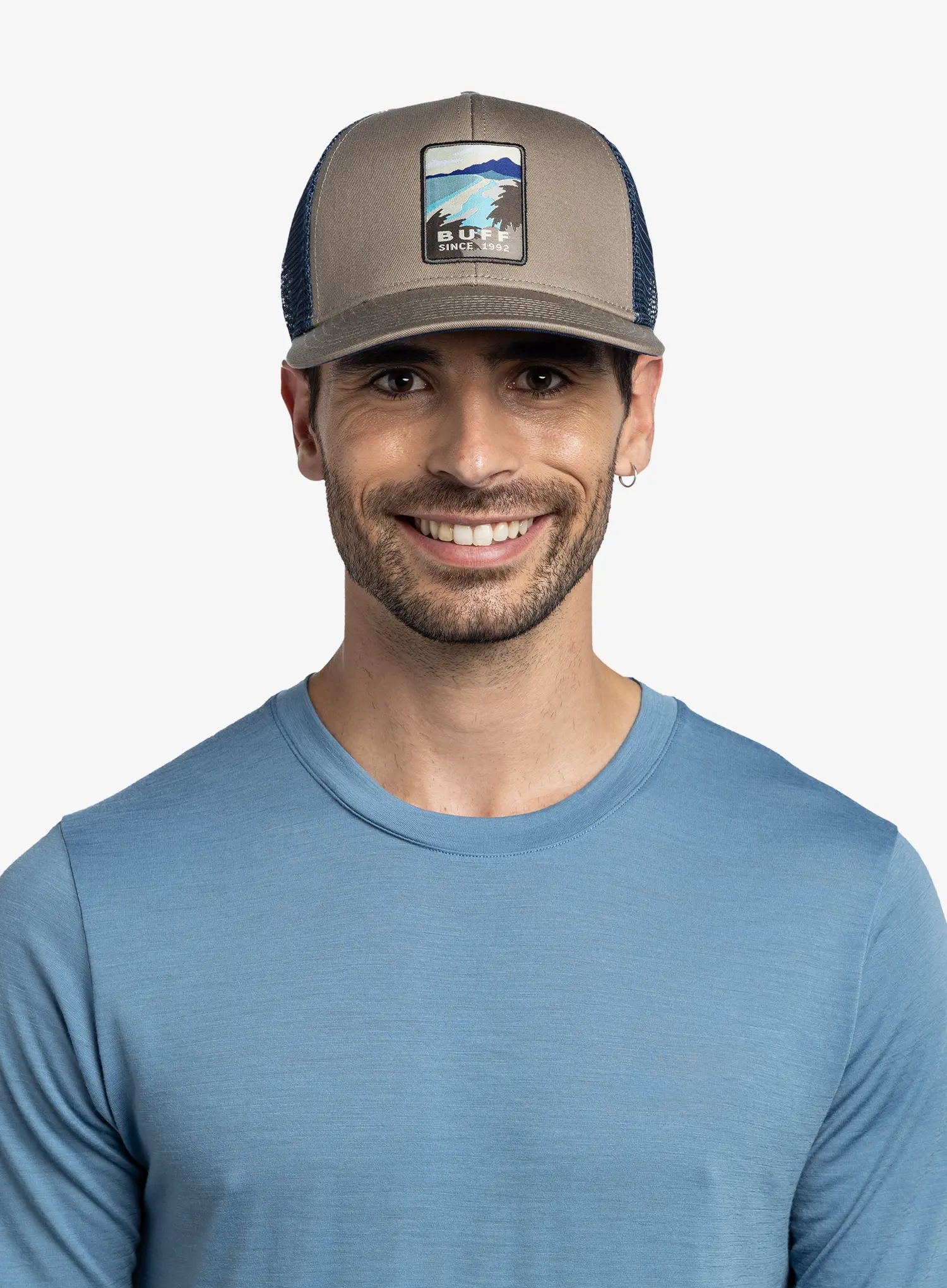 Kšiltovka Buff Explore Trucker Cap - tundra khaki