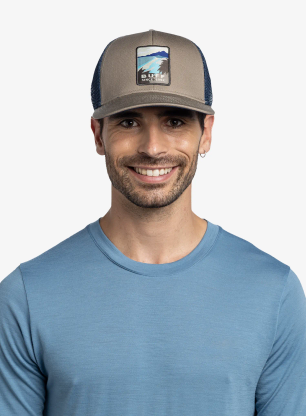 Kšiltovka Buff Explore Trucker Cap - tundra khaki