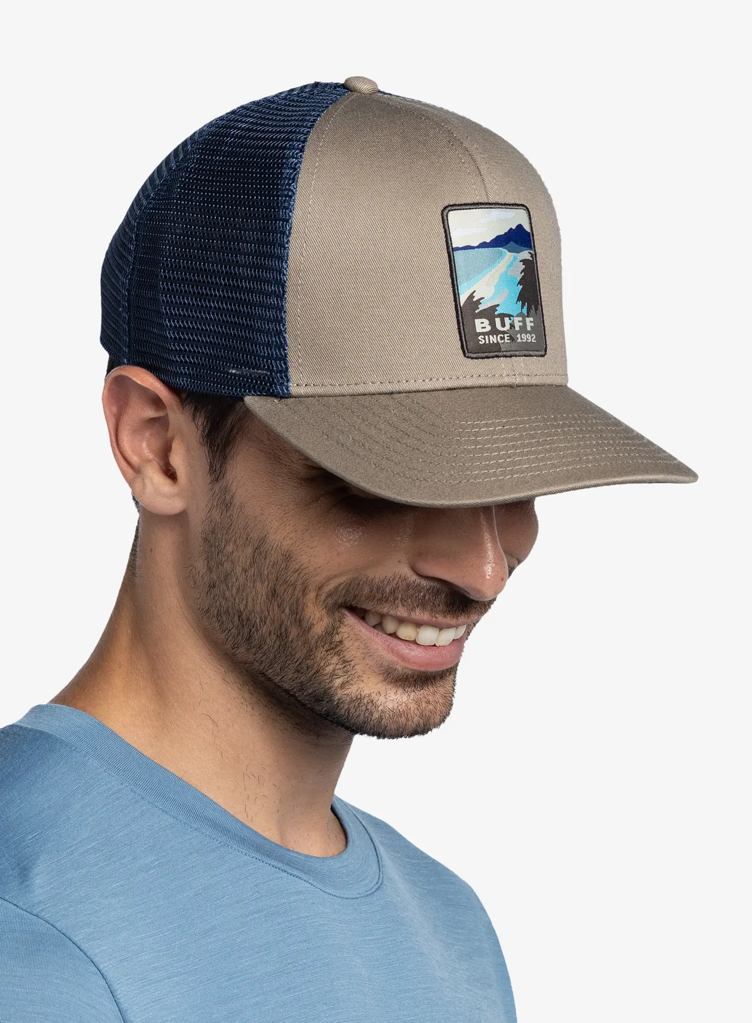 Kšiltovka Buff Explore Trucker Cap - tundra khaki
