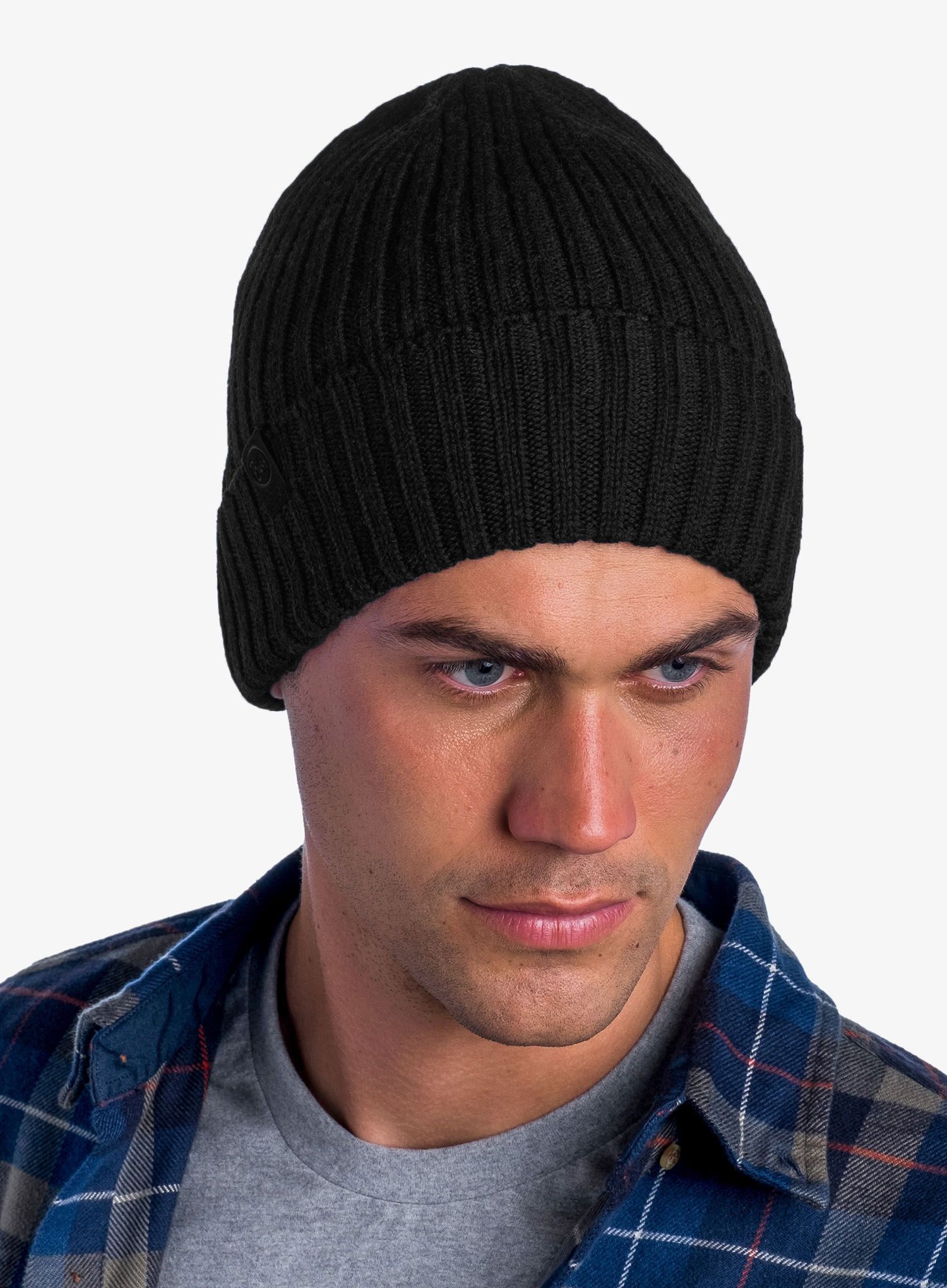 Zimní čepice Buff Knitted Hat Norval - graphite