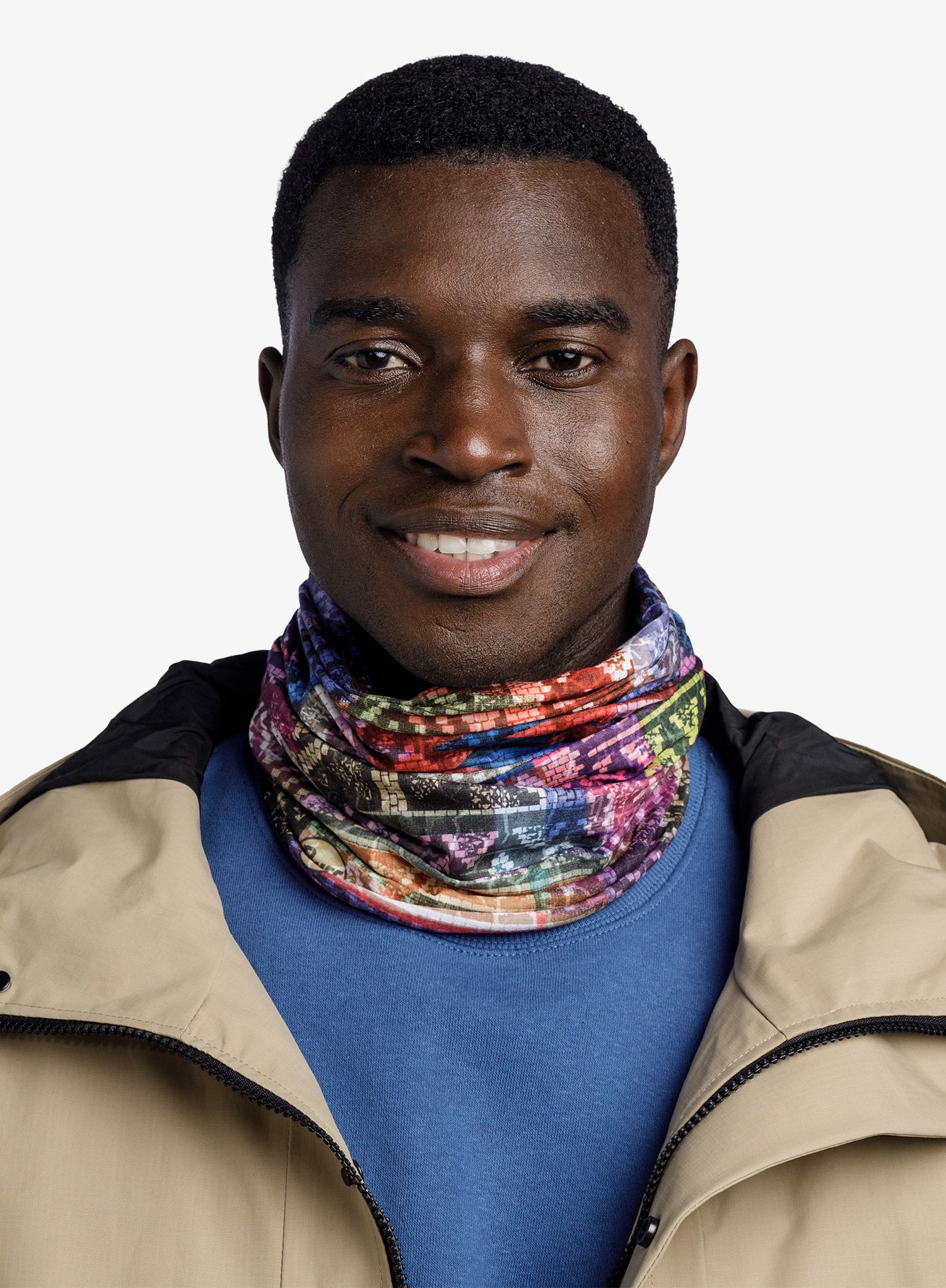 Multifunkční šátek Buff Original Eco Stretch - johari multi