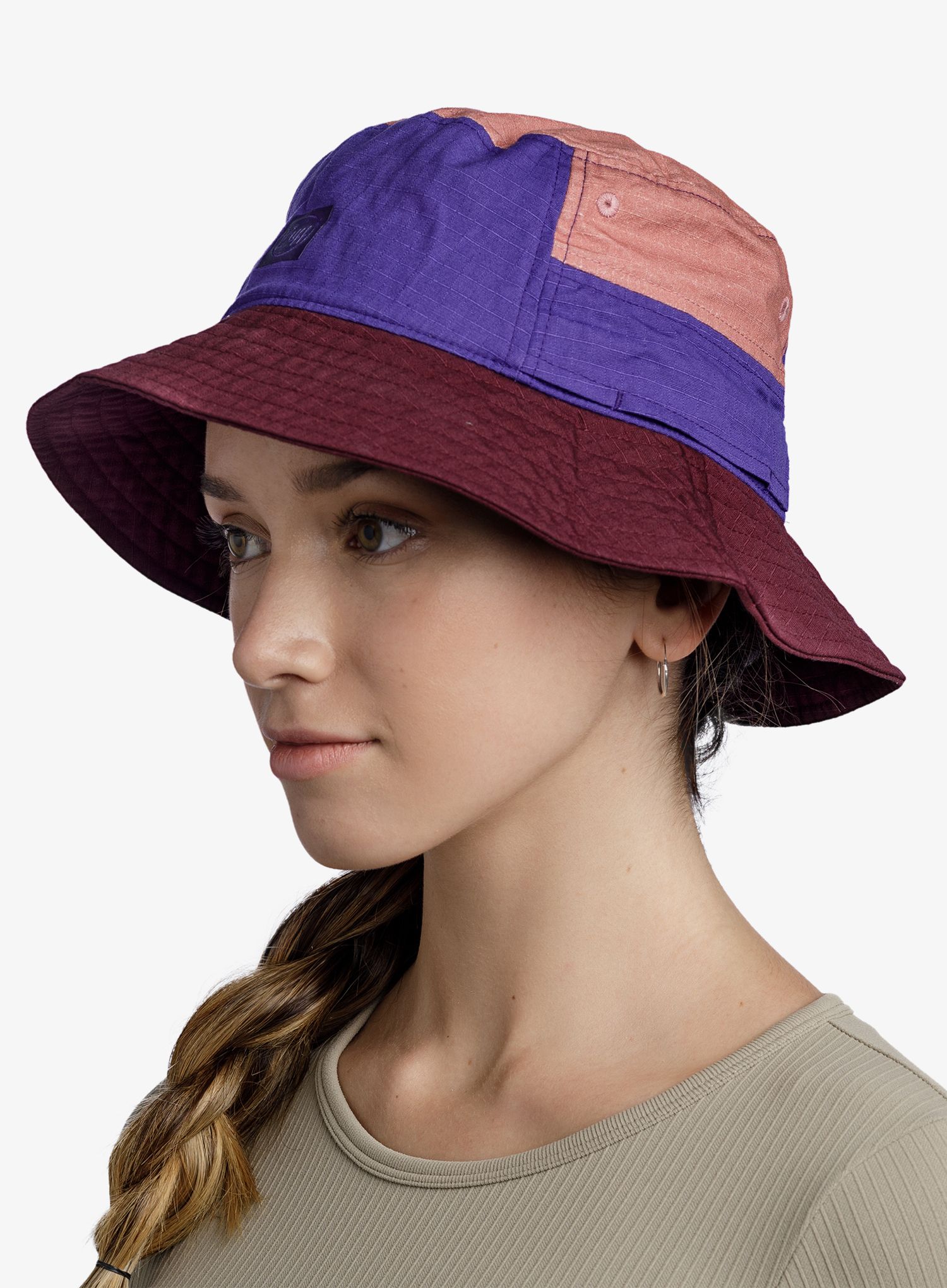 Turistický klobouk Buff Sun Bucket Hat - hak purle