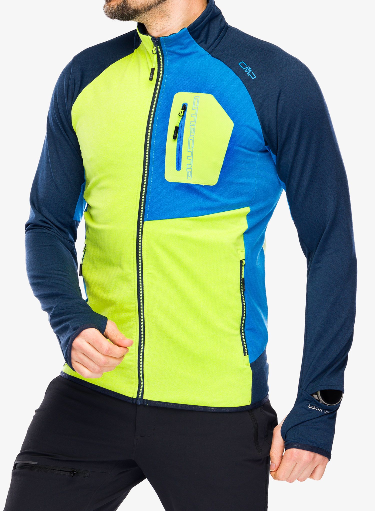 Fleecová bunda CMP Capi - lime