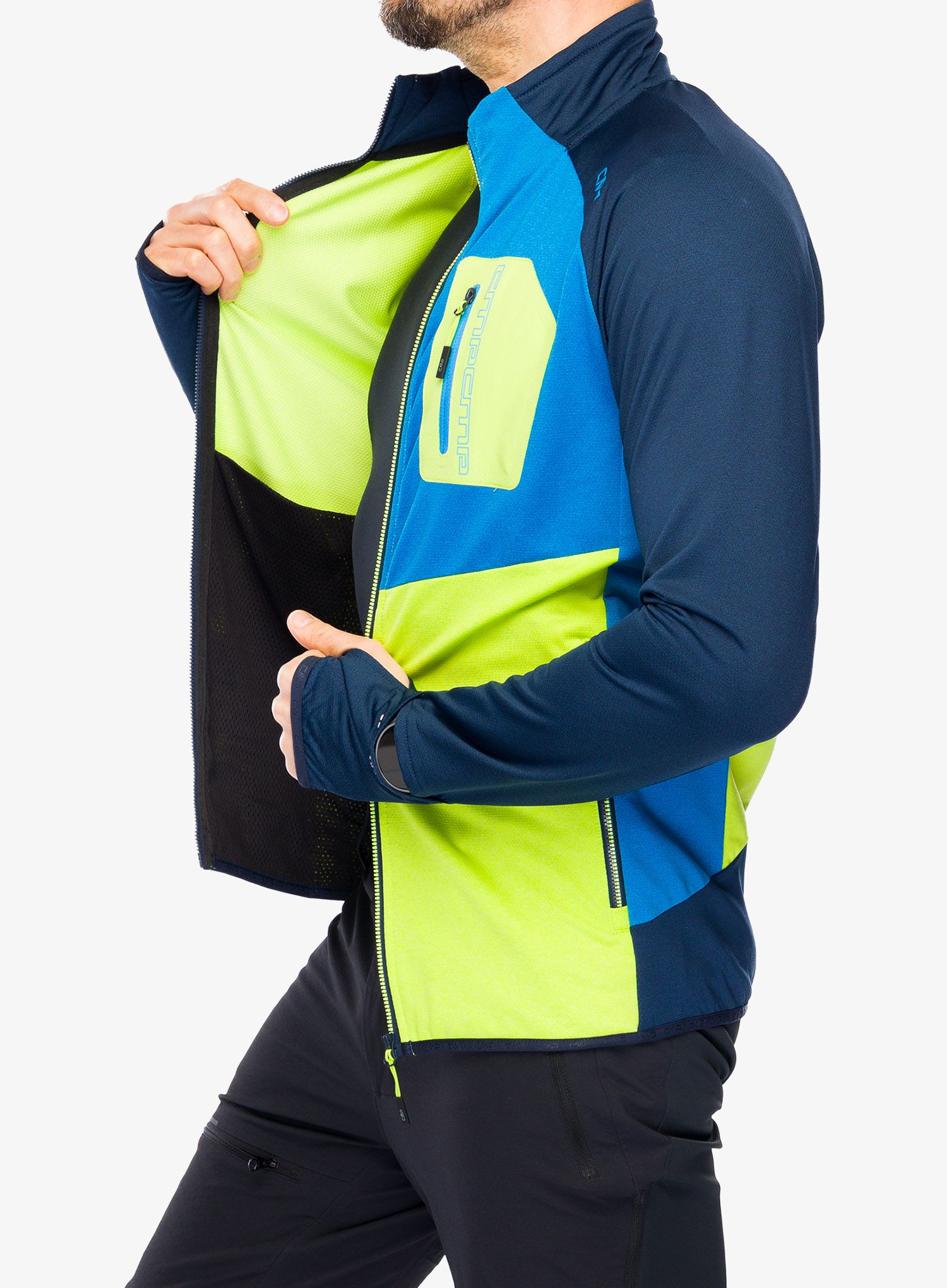 Fleecová bunda CMP Capi - lime