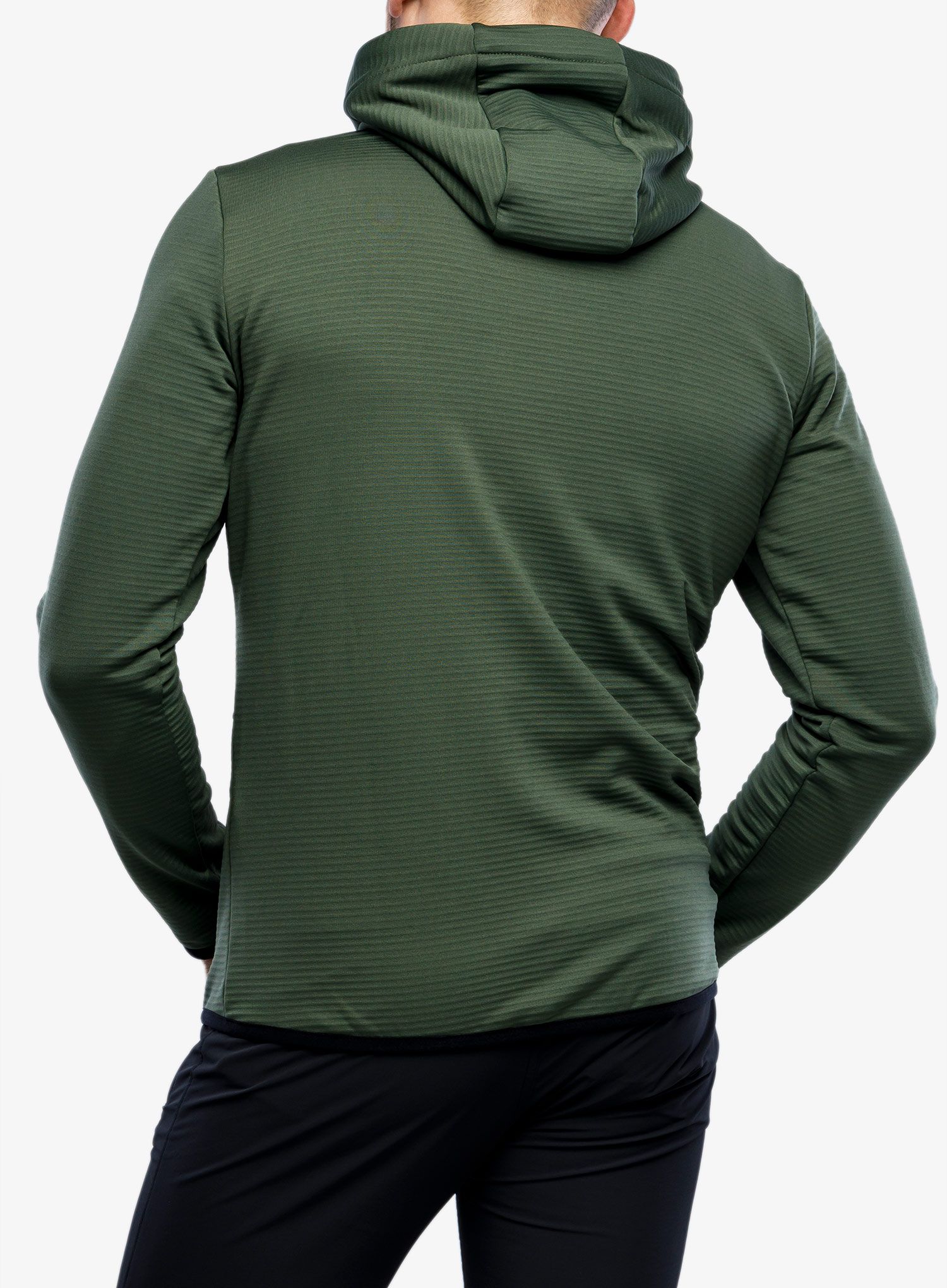Fleecová bunda CMP Edge Fix Hood Jacket  - oil green