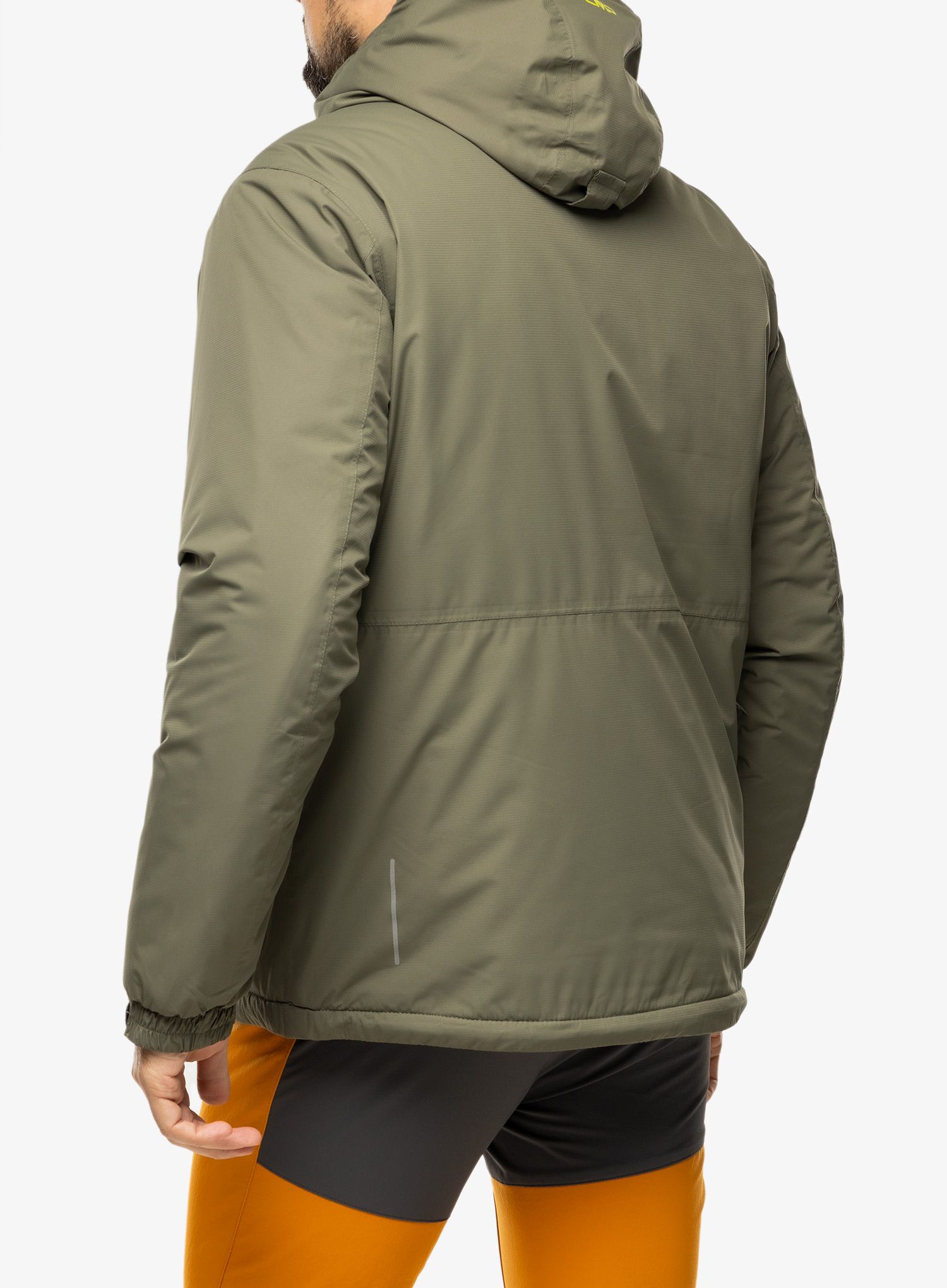 Zateplená bunda CMP Franz Jacket Fix Hood - kaki