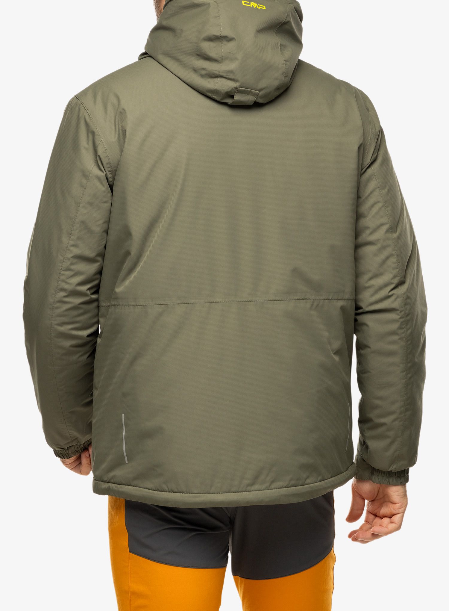 Zateplená bunda CMP Franz Jacket Fix Hood - kaki