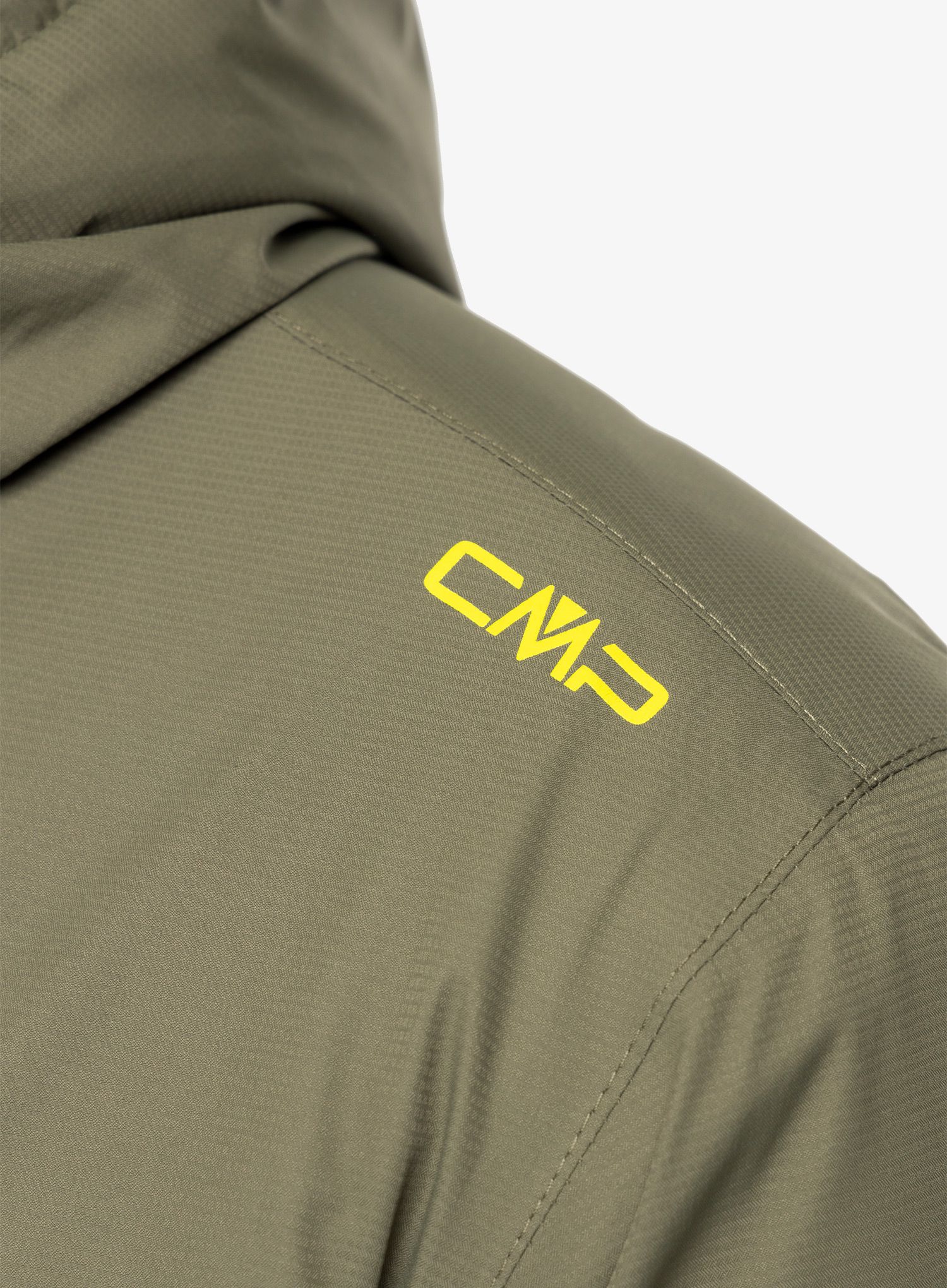 Zateplená bunda CMP Franz Jacket Fix Hood - kaki