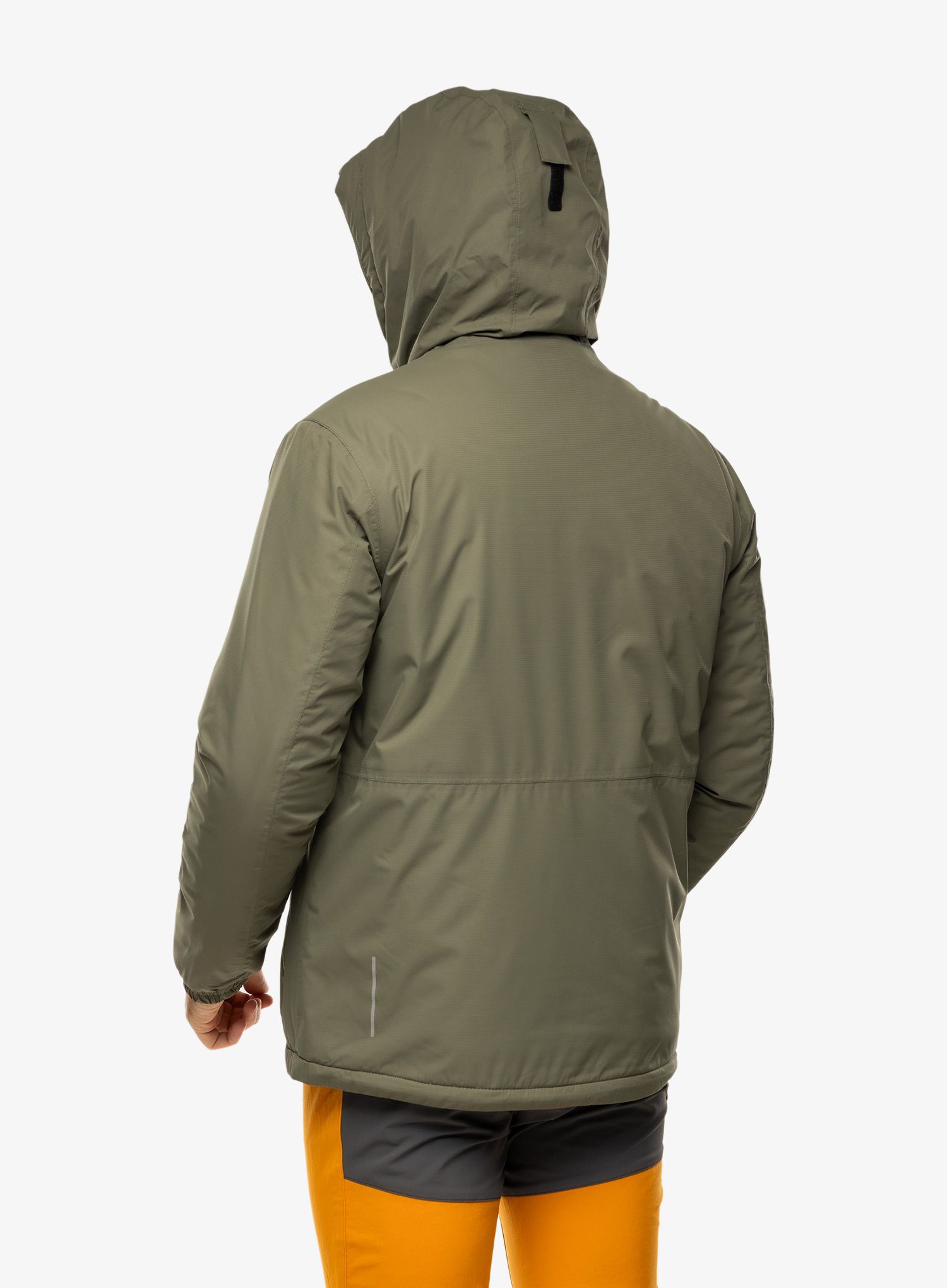 Zateplená bunda CMP Franz Jacket Fix Hood - kaki