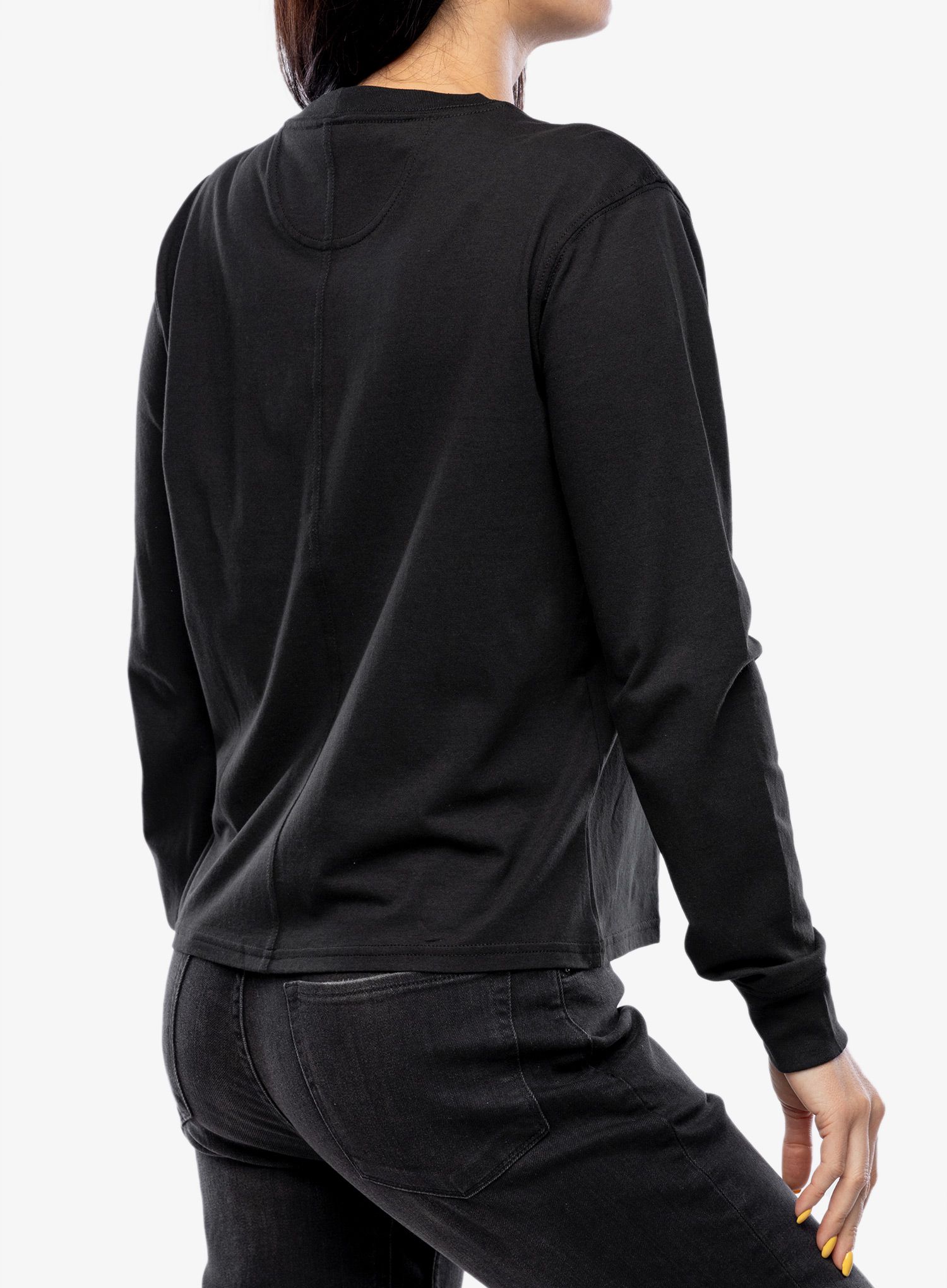 Dámské tričko s dlouhým rukávem Cartartt Lightweight L/S Pocket T-Shirt - black