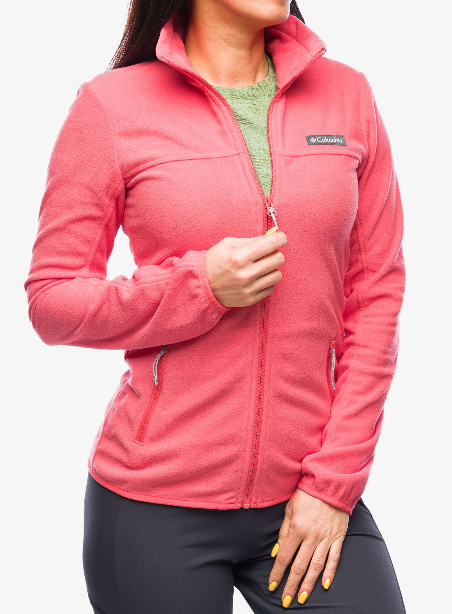 Dámská mikina na zip Columbia Ali Peak Full Zip - juicy