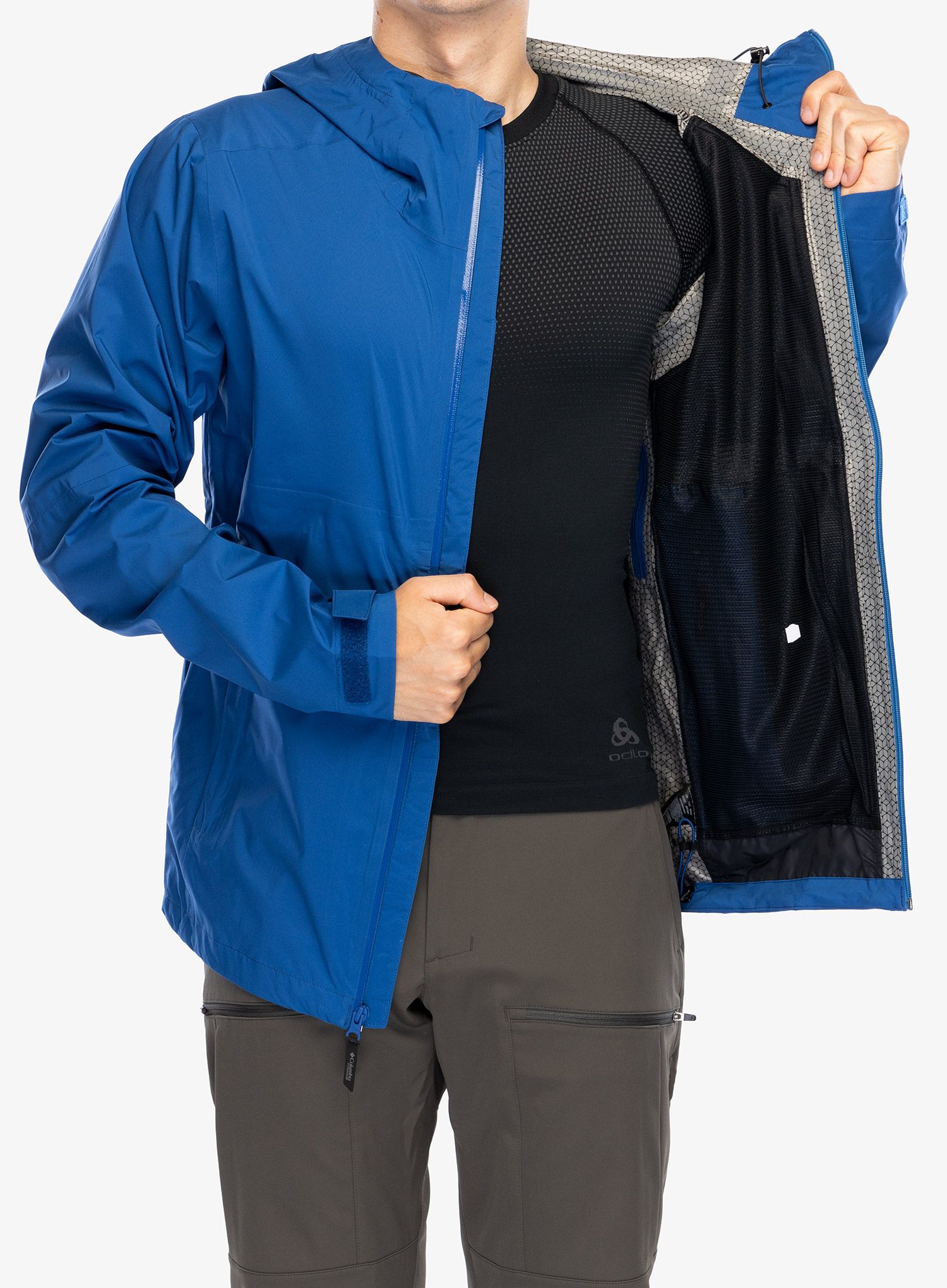 Bunda do deště Columbia Ampli-Dry II Shell - mountain blue