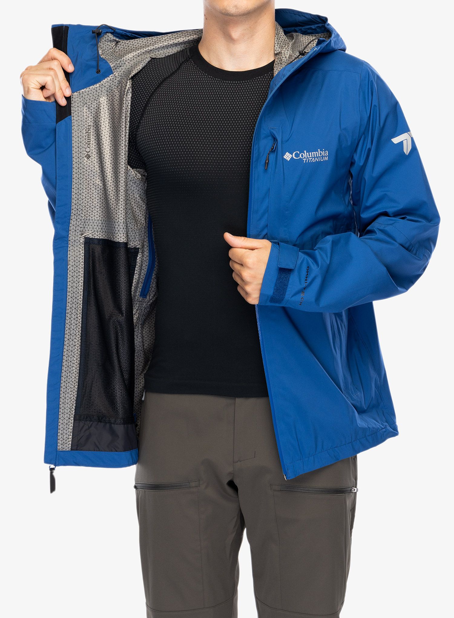 Bunda do deště Columbia Ampli-Dry II Shell - mountain blue