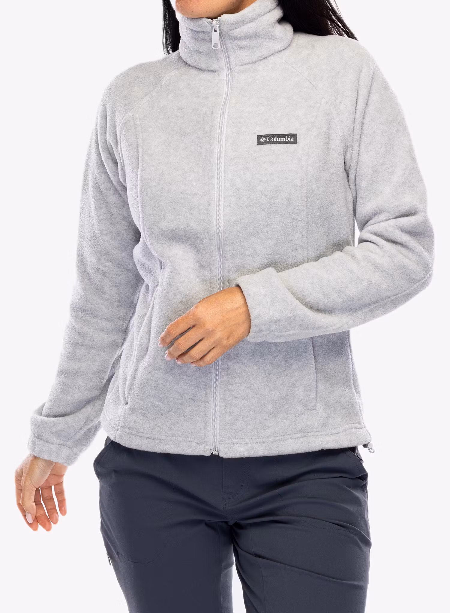 Dámská mikina na zip Columbia Benton Springs FZ - cirrus grey heather