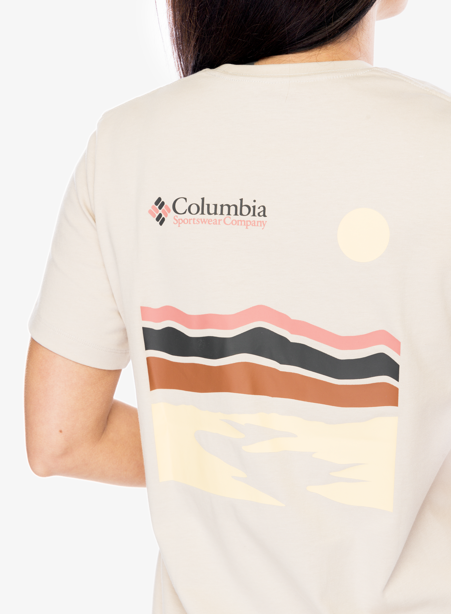 Bavlněné tričko dámské Columbia Boundless Beauty S/S Tee - dark stone/heritage