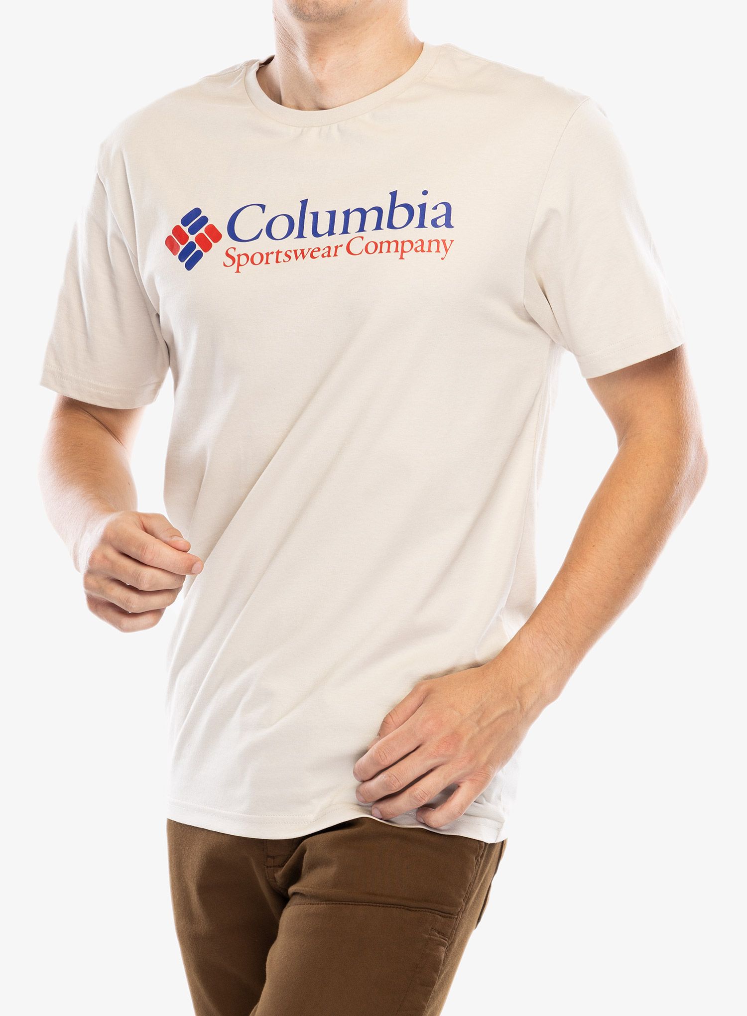 Tričko s potiskem Columbia CSC Basic Logo S/S Shirt - dark stone/csc retro logo