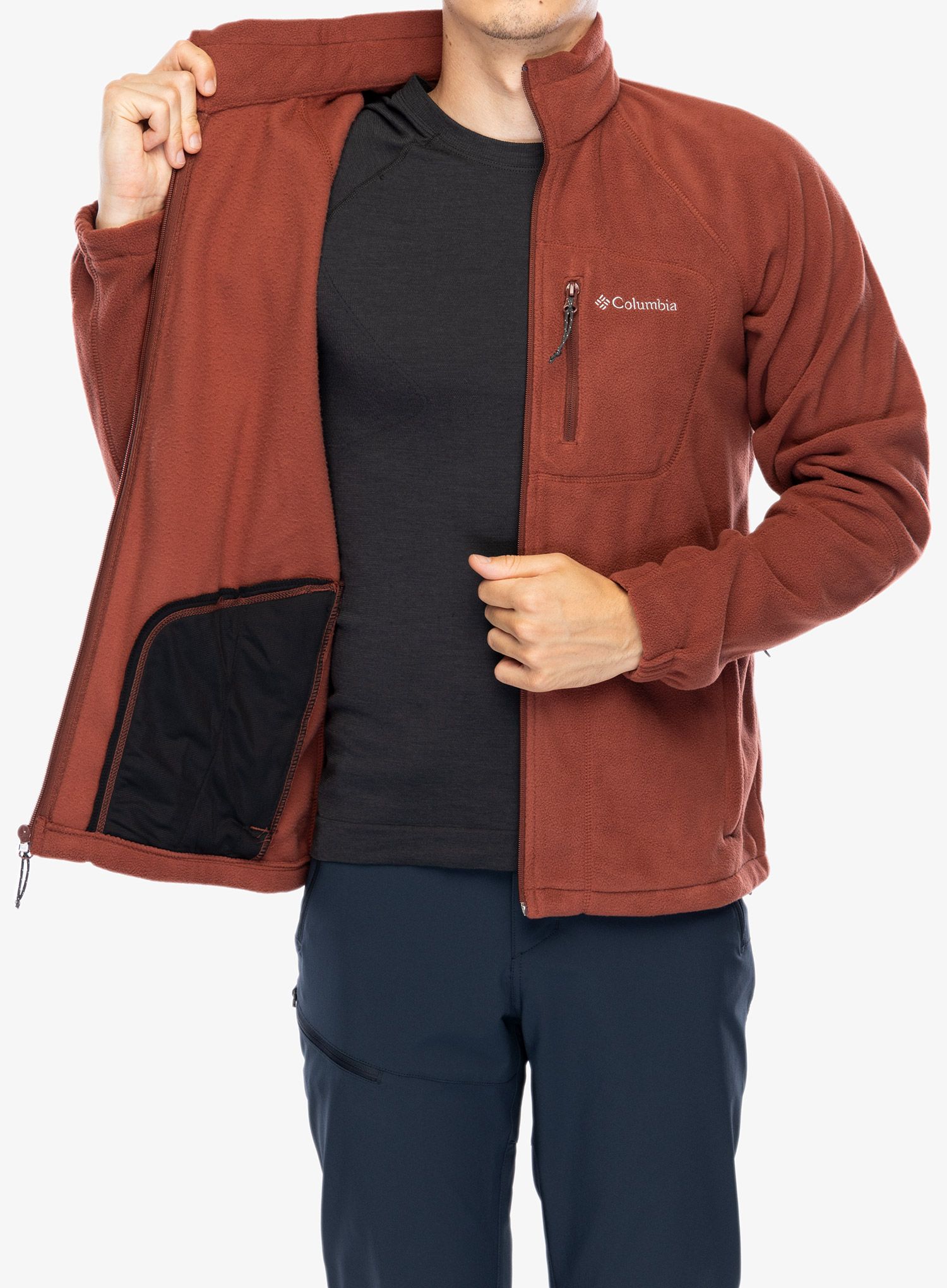 Fleecová bunda Columbia Fast Trek II Full Zip Fleece - spice