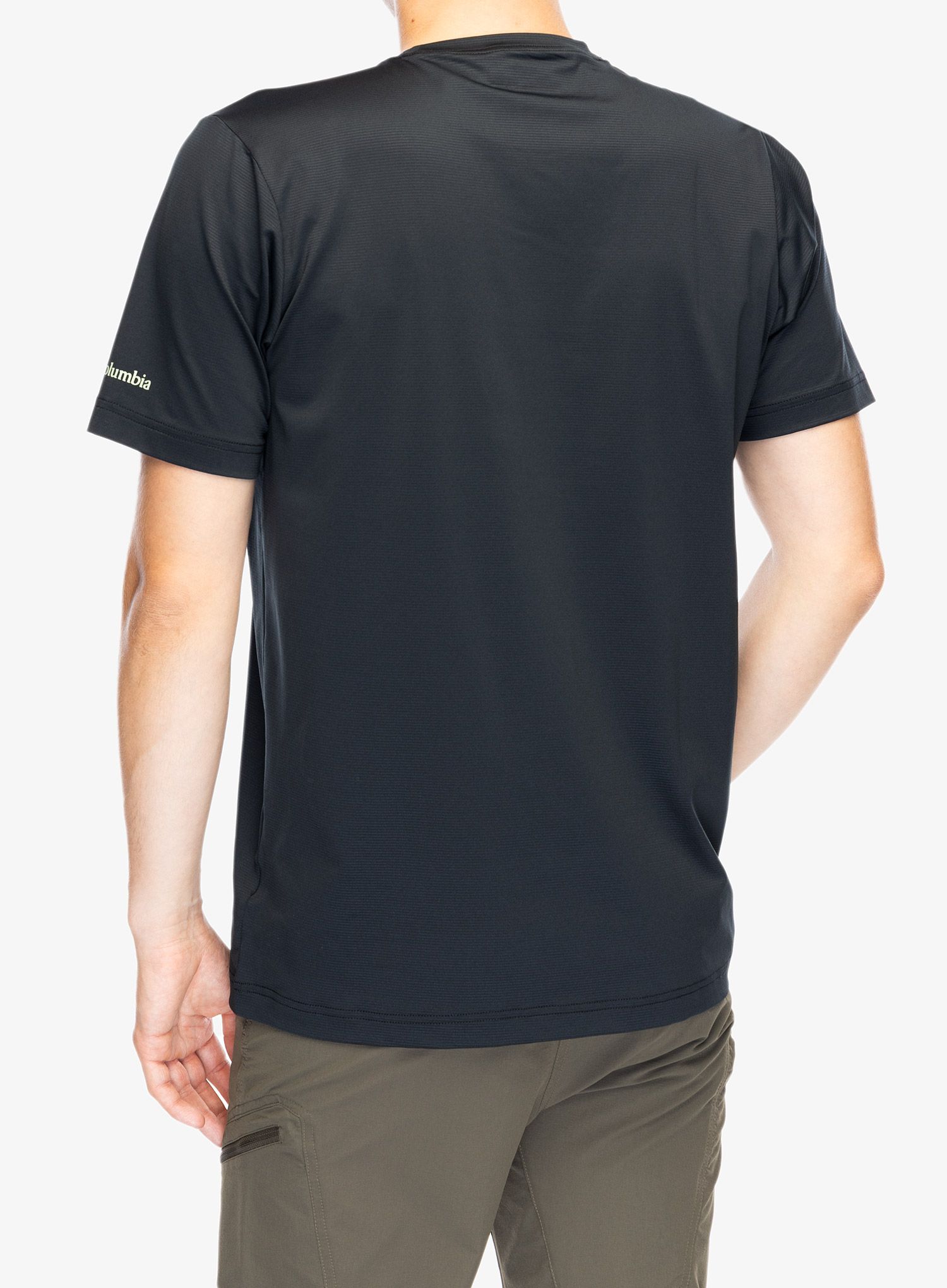 Tričko s potiskem Columbia Ice Lake II SS Tee - black/boundless borders
