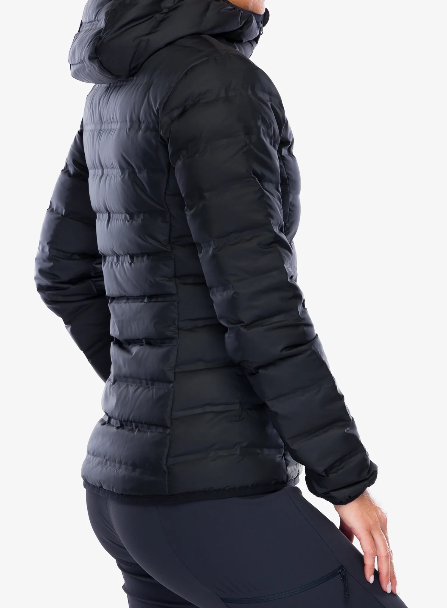 Dámská péřová bunda Columbia Lake 22 II Down Hooded Jacket - black