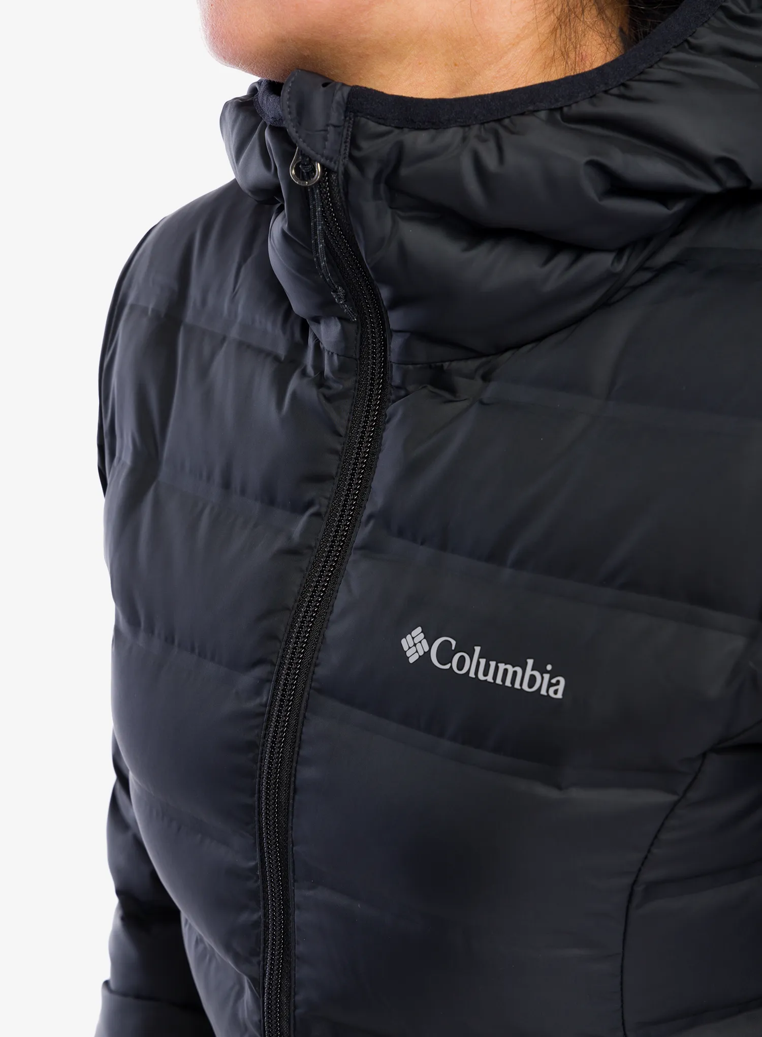 Dámská péřová bunda Columbia Lake 22 II Down Hooded Jacket - black