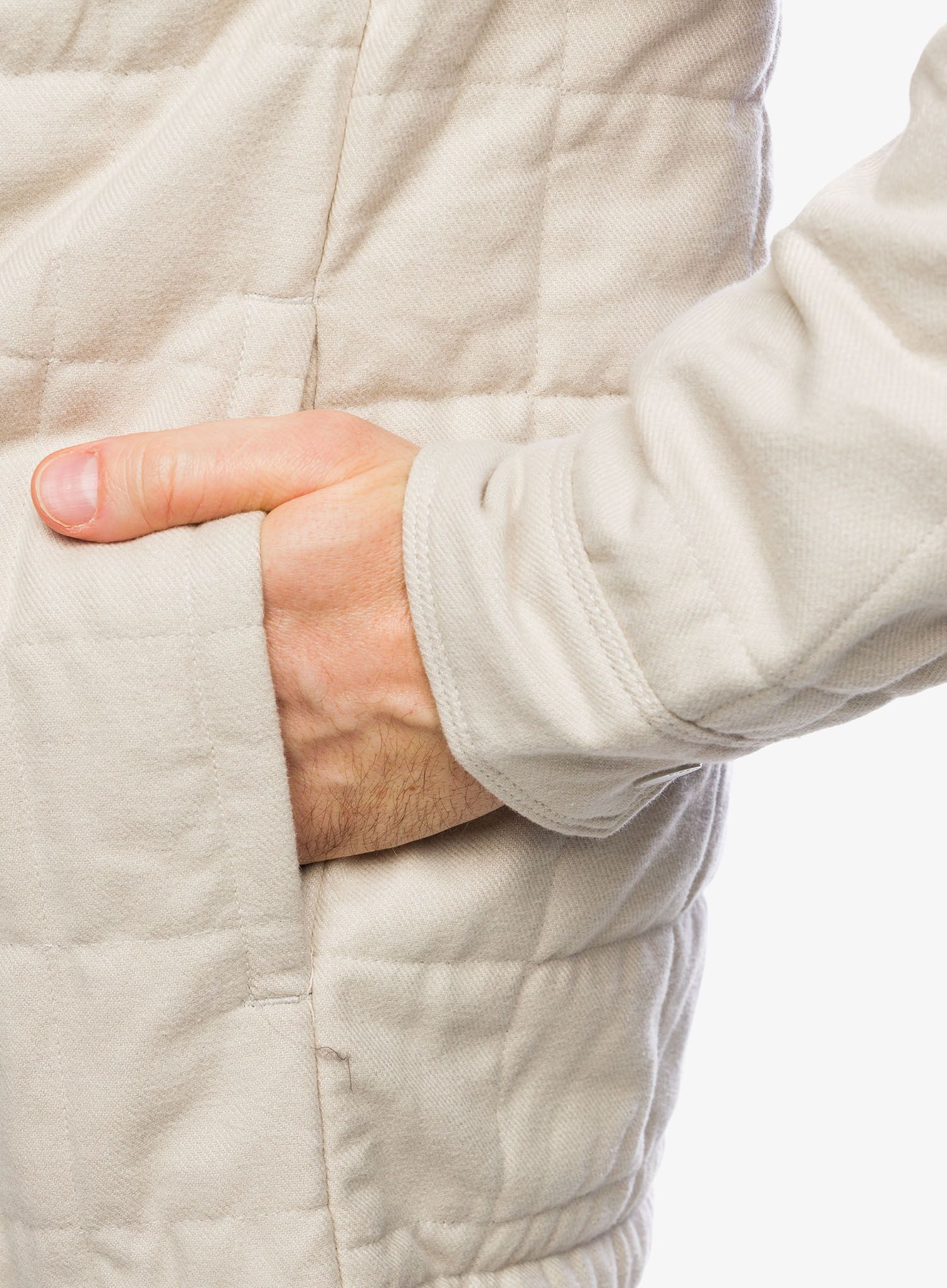 Pánská bunda Columbia Landroamer Quilted Shirt Jacket - dark stone/shark/bright orange