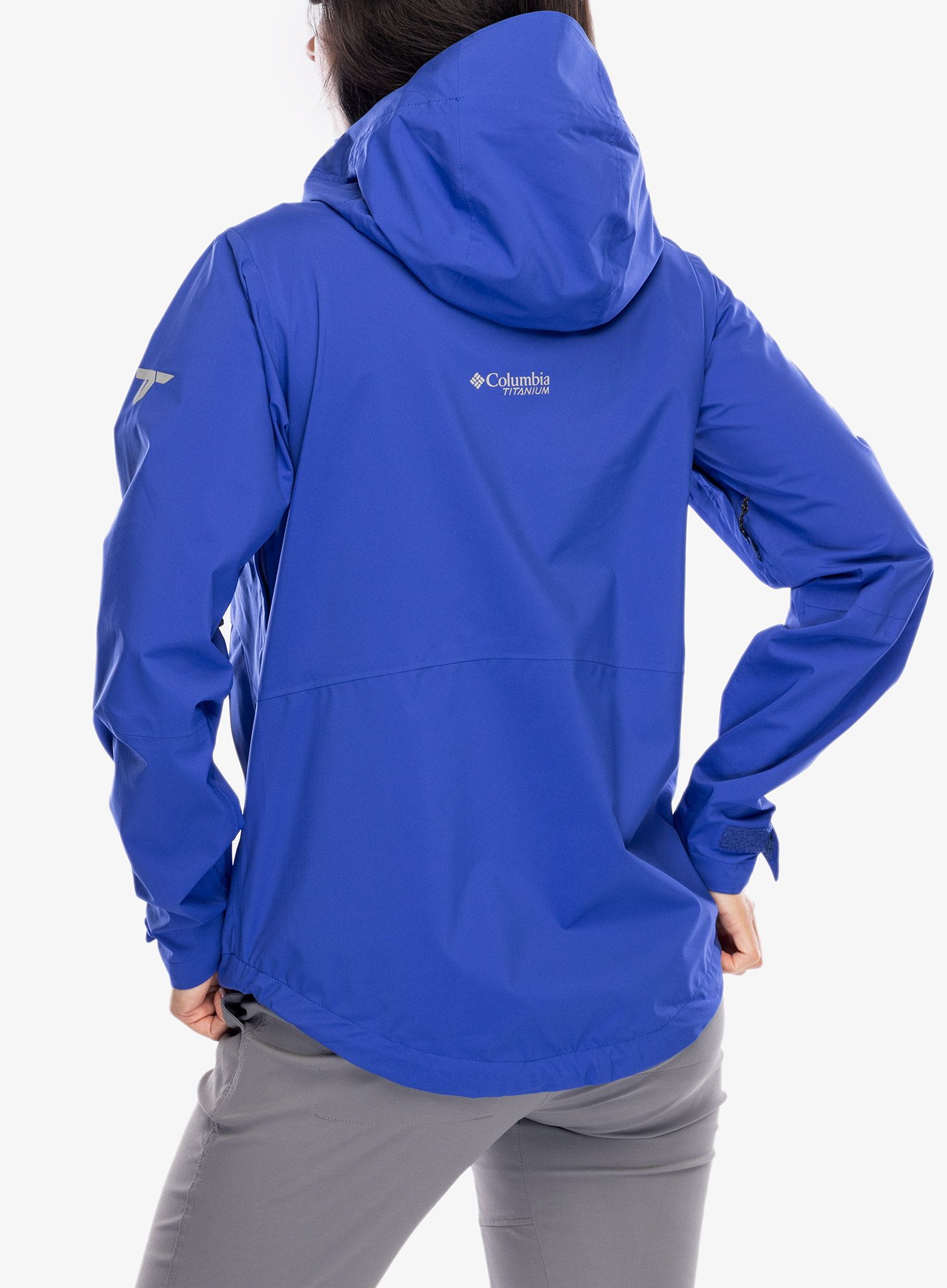 Dámská bunda do deště Columbia OmniTech AmpliDry II Shell - clematis blue