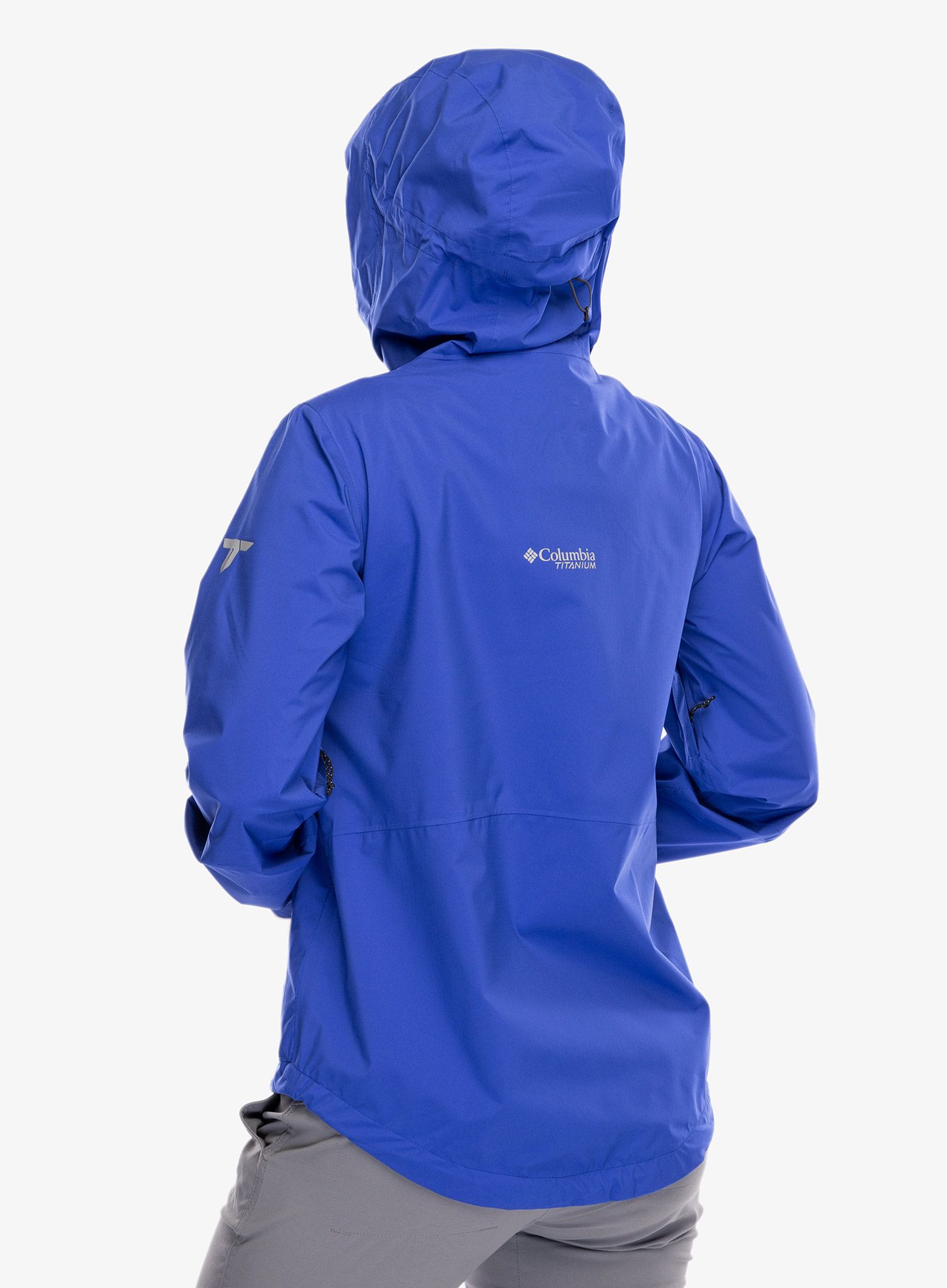 Dámská bunda do deště Columbia OmniTech AmpliDry II Shell - clematis blue
