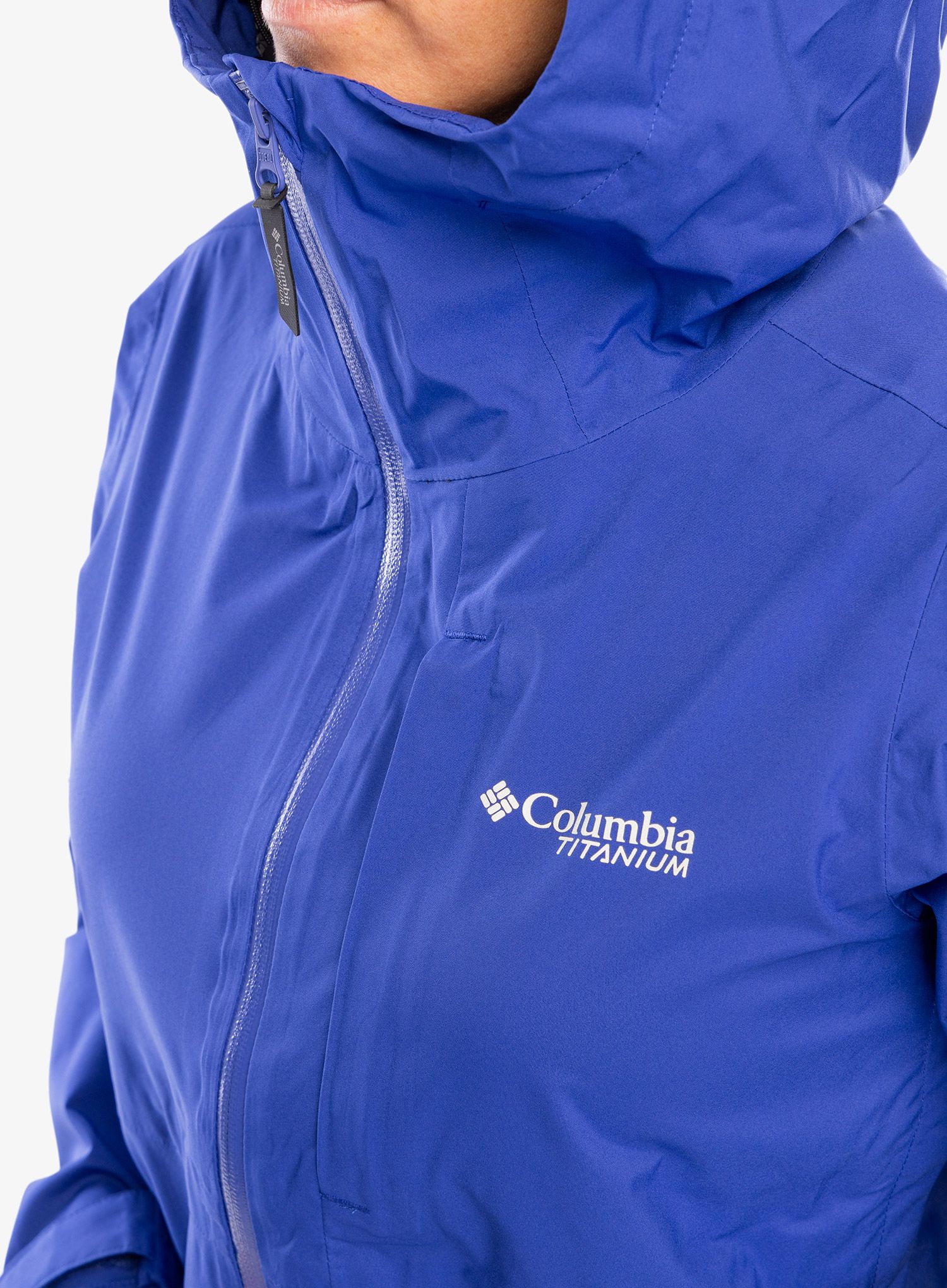 Dámská bunda do deště Columbia OmniTech AmpliDry II Shell - clematis blue
