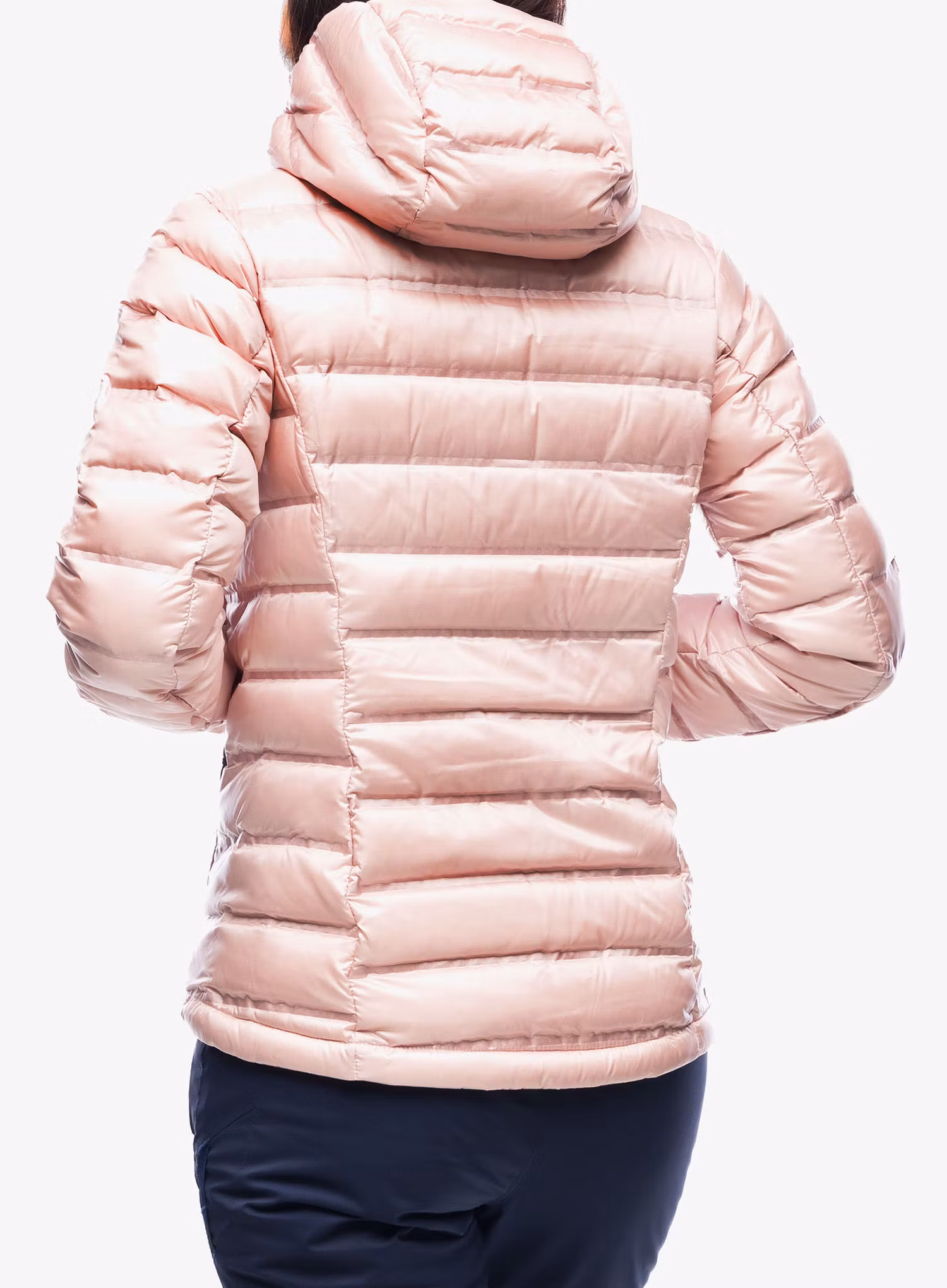 Dámská péřová bunda Columbia Pebble Peak Down Hooded Jacket - dusty pink