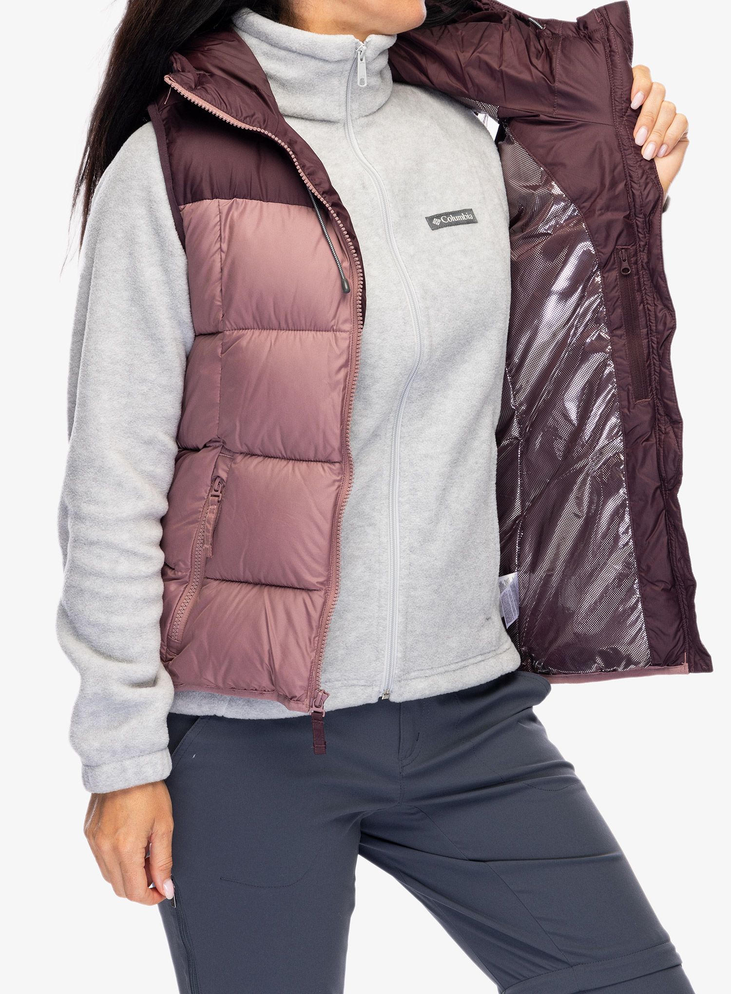 Vesta dámská Columbia Pike Lake II Insulated Vest - fig/moonvista