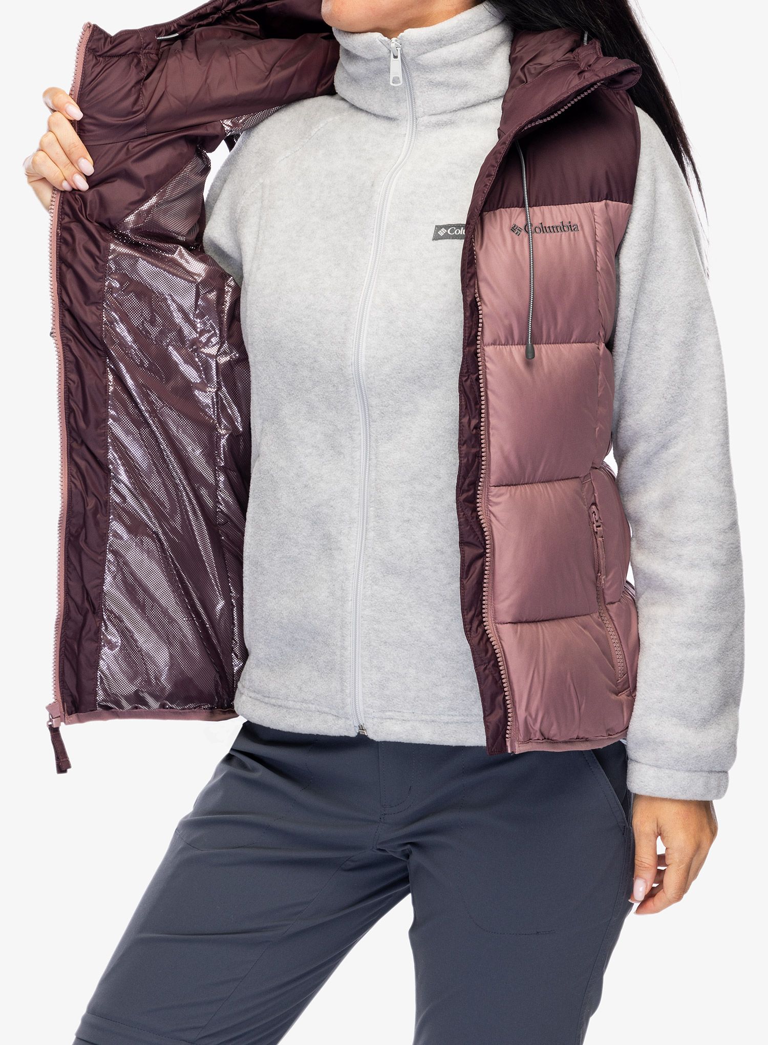 Vesta dámská Columbia Pike Lake II Insulated Vest - fig/moonvista