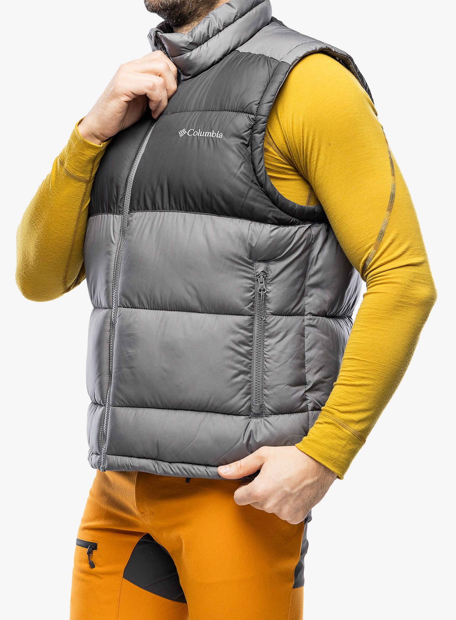Zateplená vesta Columbia Pike Lake II Vest - city grey/shark