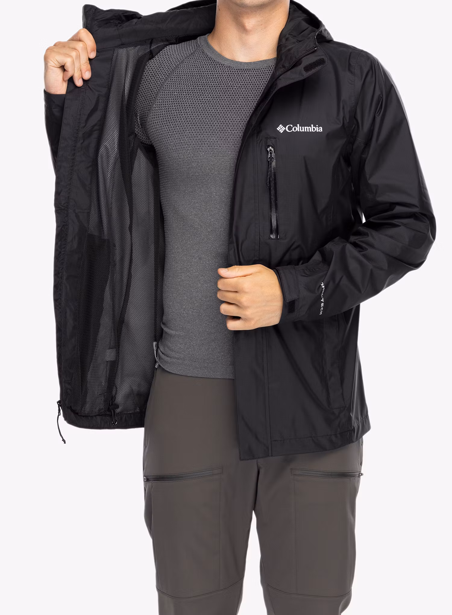 Bunda do deště Columbia Pouring Adventure III Jacket - black