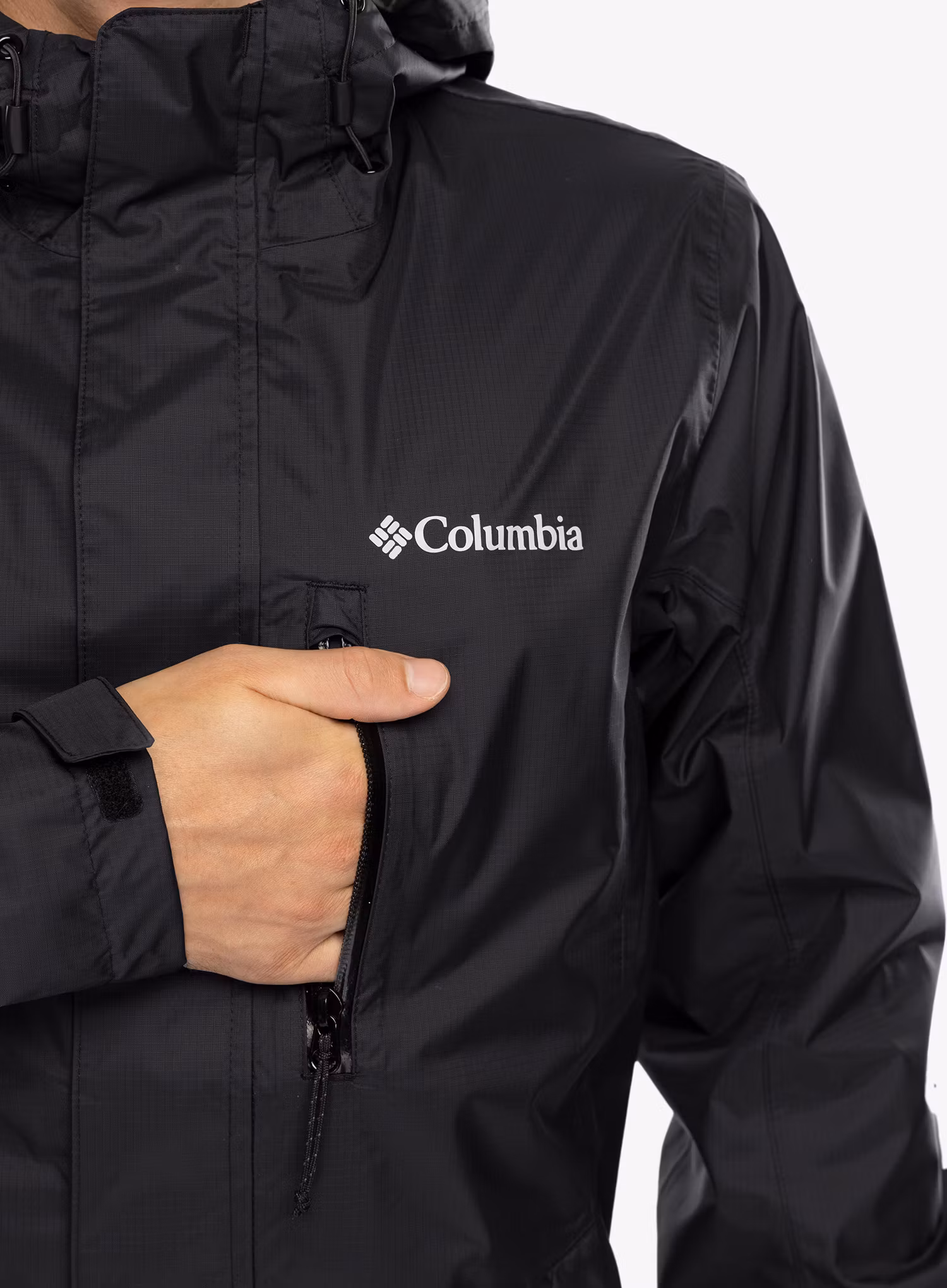 Bunda do deště Columbia Pouring Adventure III Jacket - black