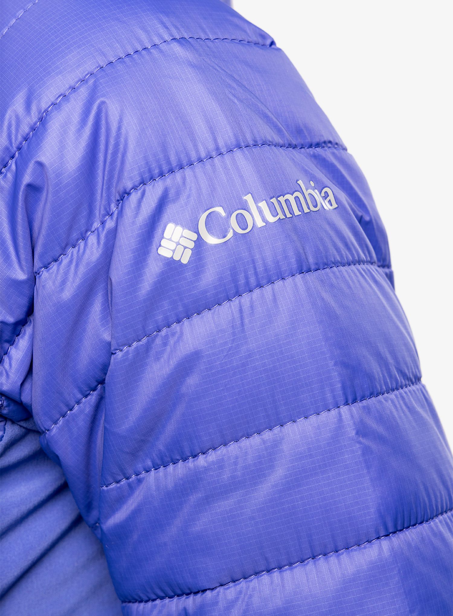 Dámská bunda Columbia Powder Pass Hooded Jacket - purple lotus