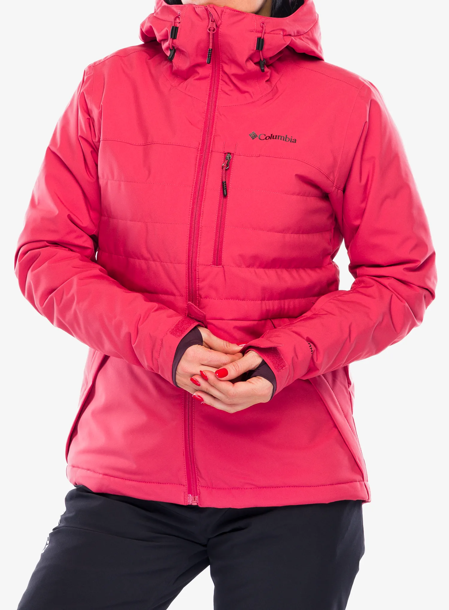 Dámská lyžařská bunda Columbia Powdered Peak Insulated Jacket - daredevil