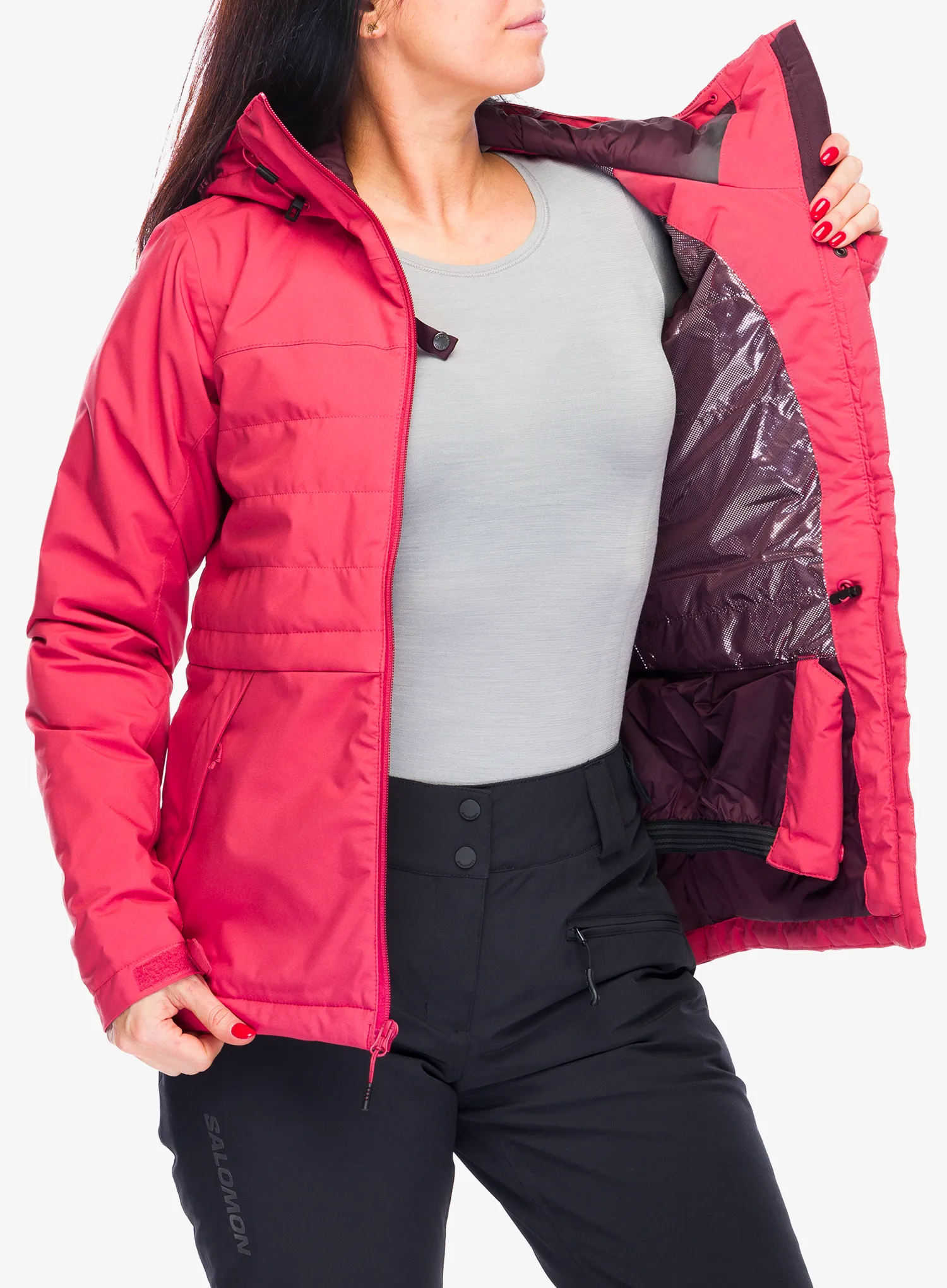 Dámská lyžařská bunda Columbia Powdered Peak Insulated Jacket - daredevil