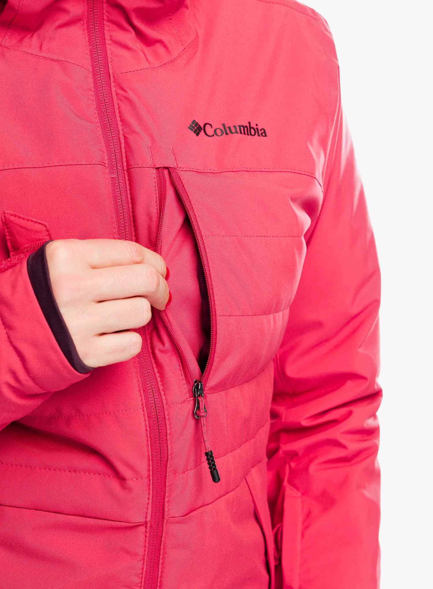 Dámská lyžařská bunda Columbia Powdered Peak Insulated Jacket - daredevil