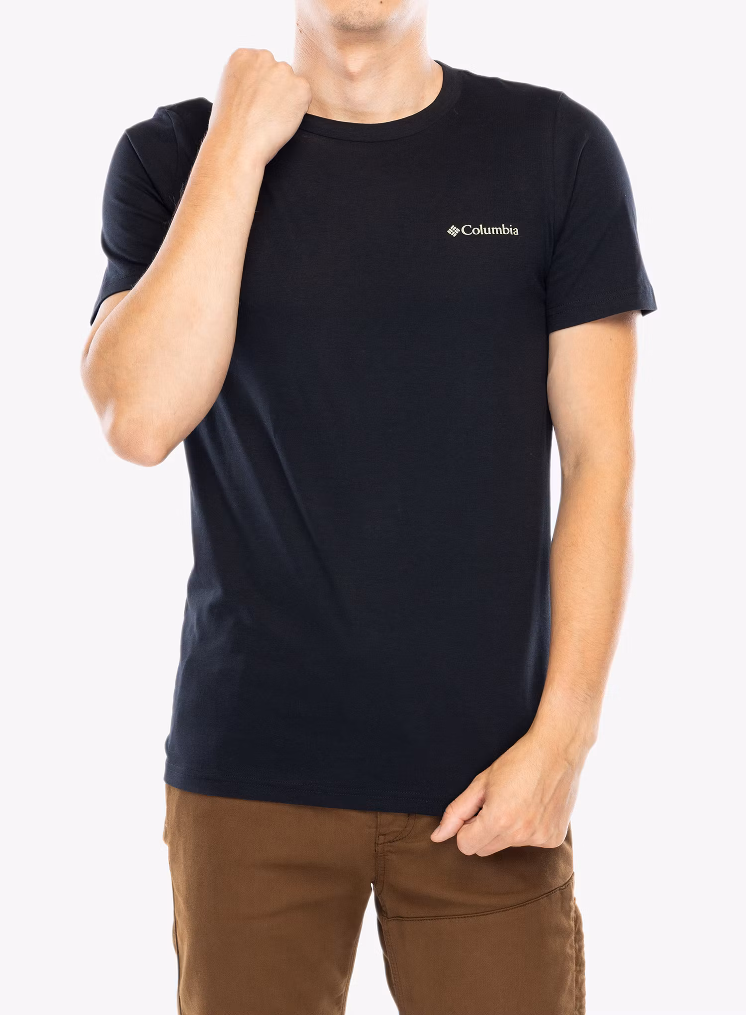 Tričko s potiskem Columbia Rapid Ridge Back Graphic Tee II - black/button badge