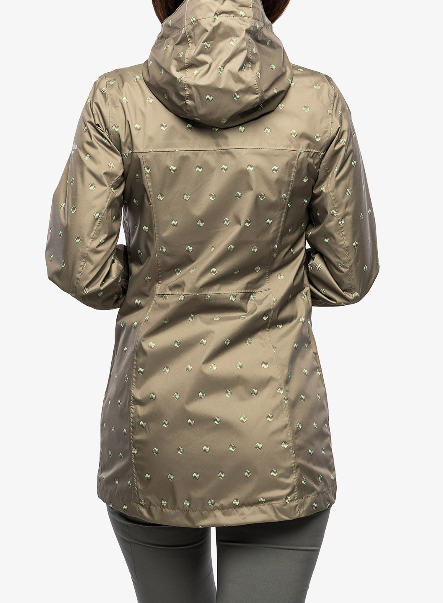 Dámský kabát do deště Columbia Splash A Little II Jacket - stone green
